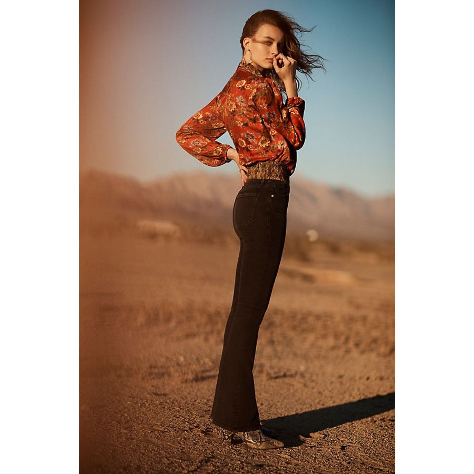Anthropologie New Nikasha Toscana Peasant Floral Blouse by $160 X-SMALL Size XS / US 0-2 / IT 36-38 - 6 Thumbnail