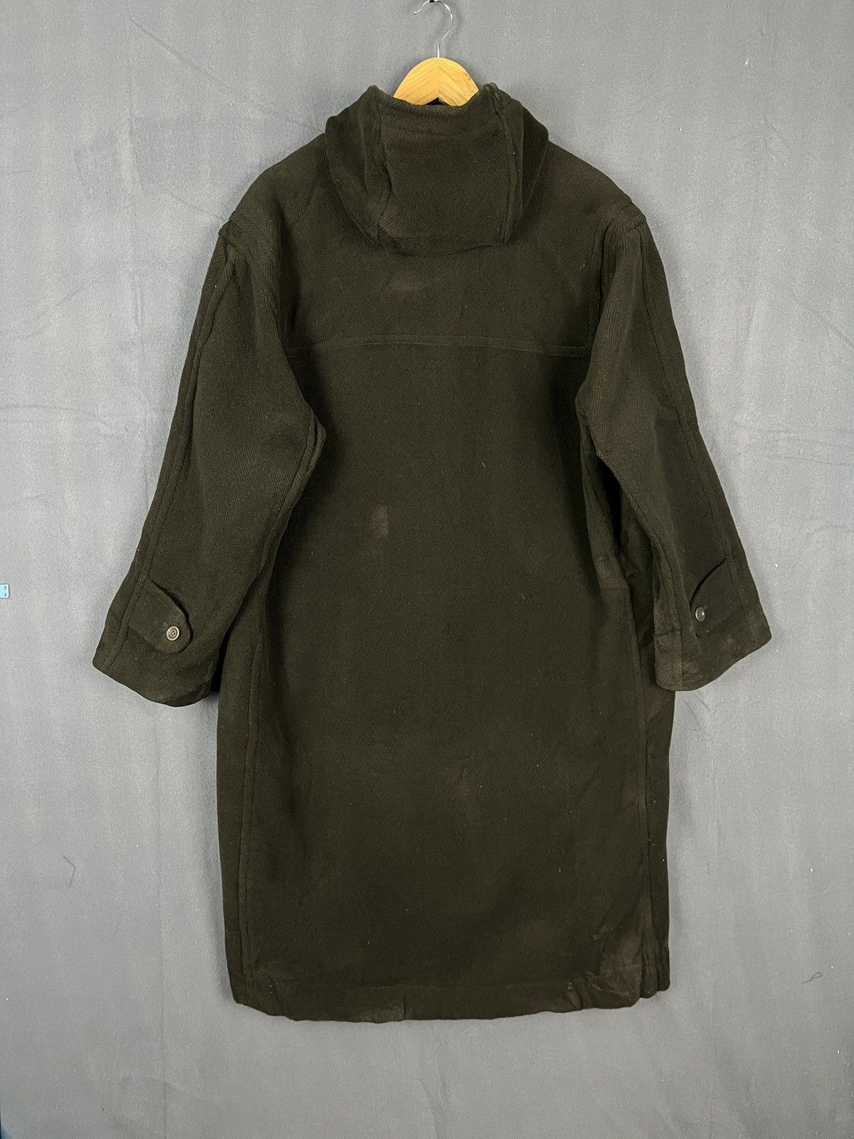 Japanese Brand × Vintage Cashmere & Wool Hooded Duffle Coat Italy Fabric Japan Made Size US M / EU 48-50 / 2 - 2 Thumbnail