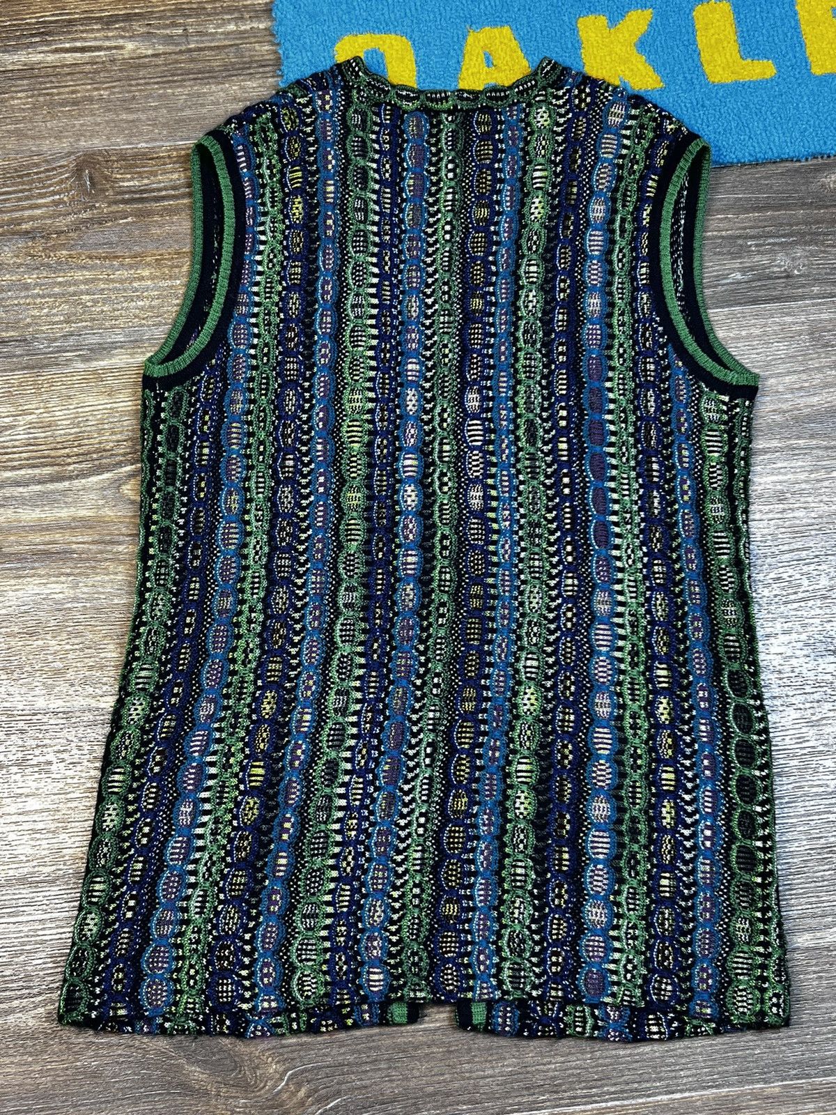 Missoni Missoni Multicolour Mohair Wool Long Knit Vest Sweater Size L / US 10 / IT 46 - 8 Thumbnail