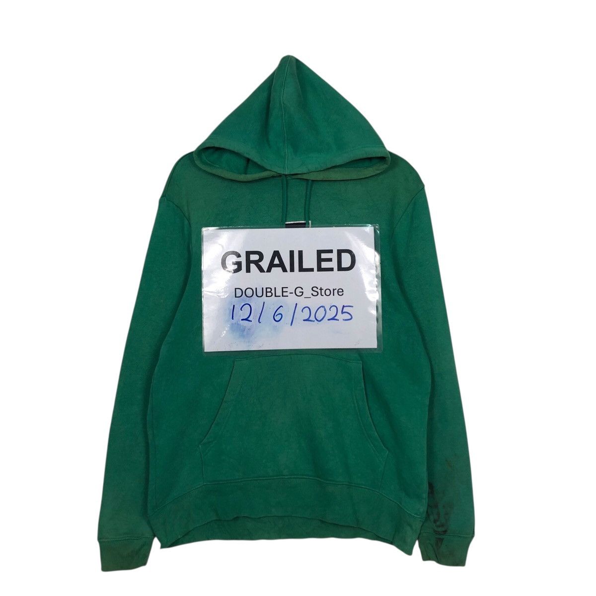 Gap 📌Rich Green Gap Hoodie Pull Over Spell Out Big Logo Size US S / EU 44-46 / 1 - 1 Thumbnail