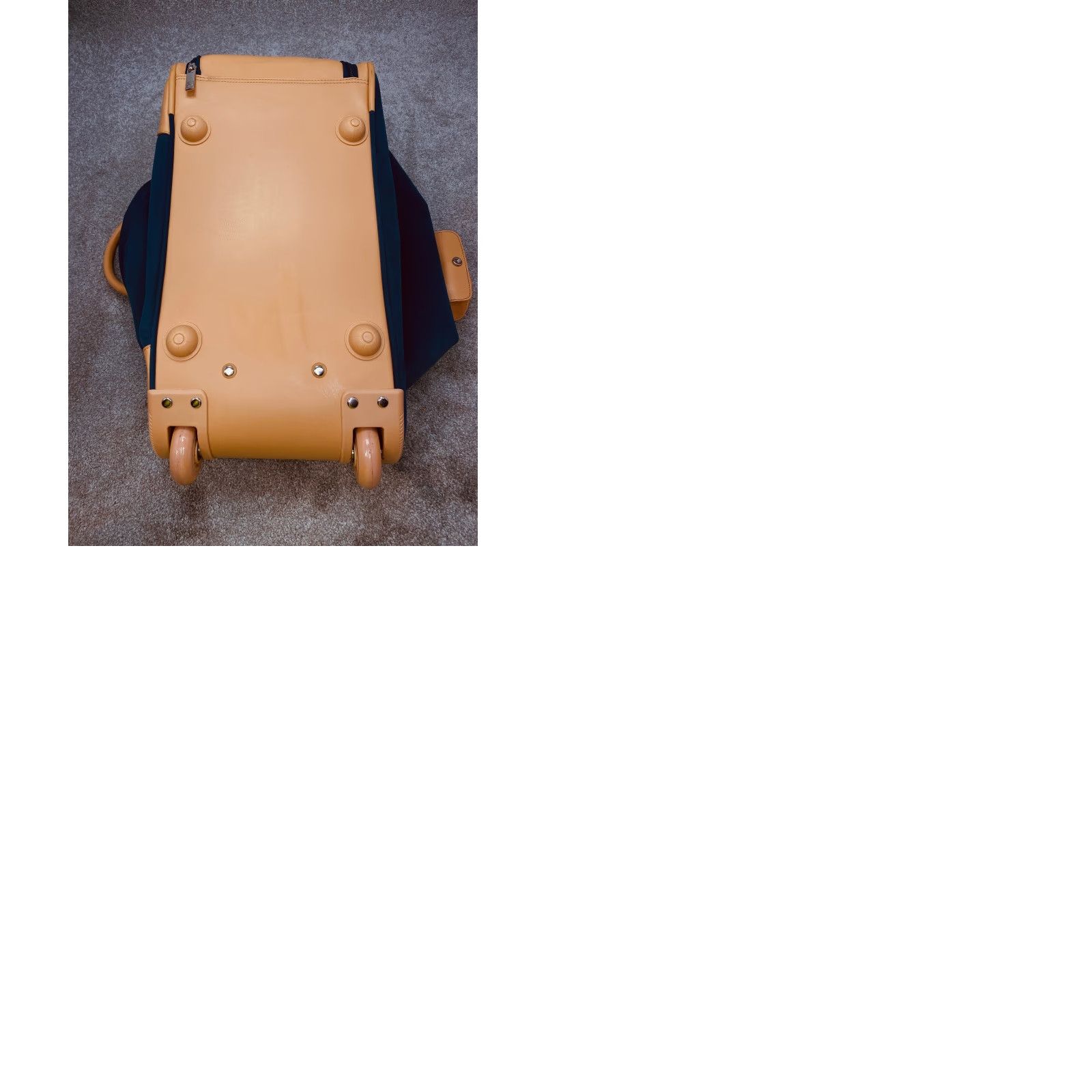 Diane von Furstenberg Diane von Furstenberg Blue Travel Bag Roller Suitcase Luggage DVF Designer Barrel? Size ONE SIZE - 10 Thumbnail