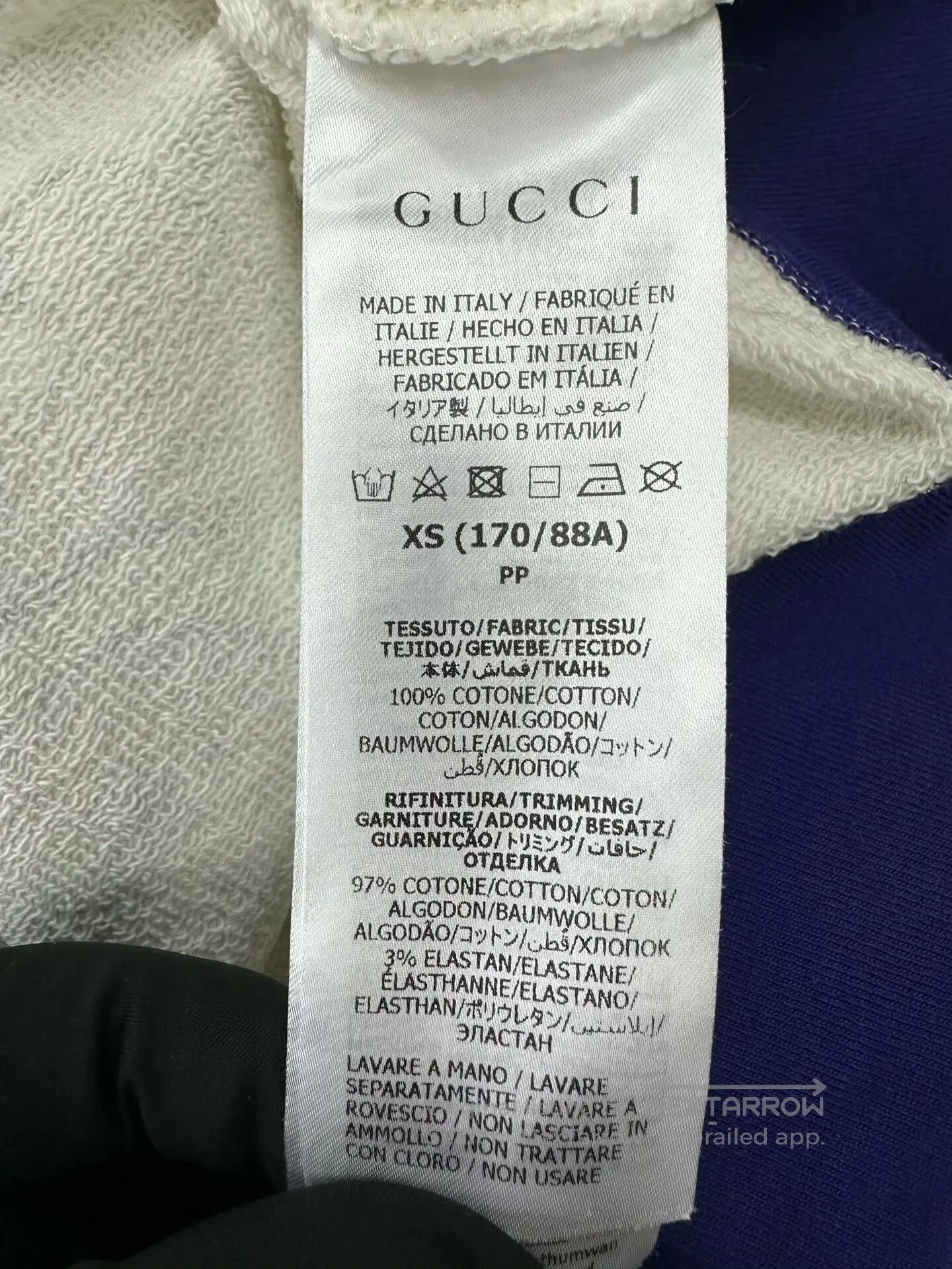 Gucci Guicci White Cartoon Printed Logo Long-sleeve Sweatshirt| Size US XS / EU 42 / 0 - 4 Thumbnail