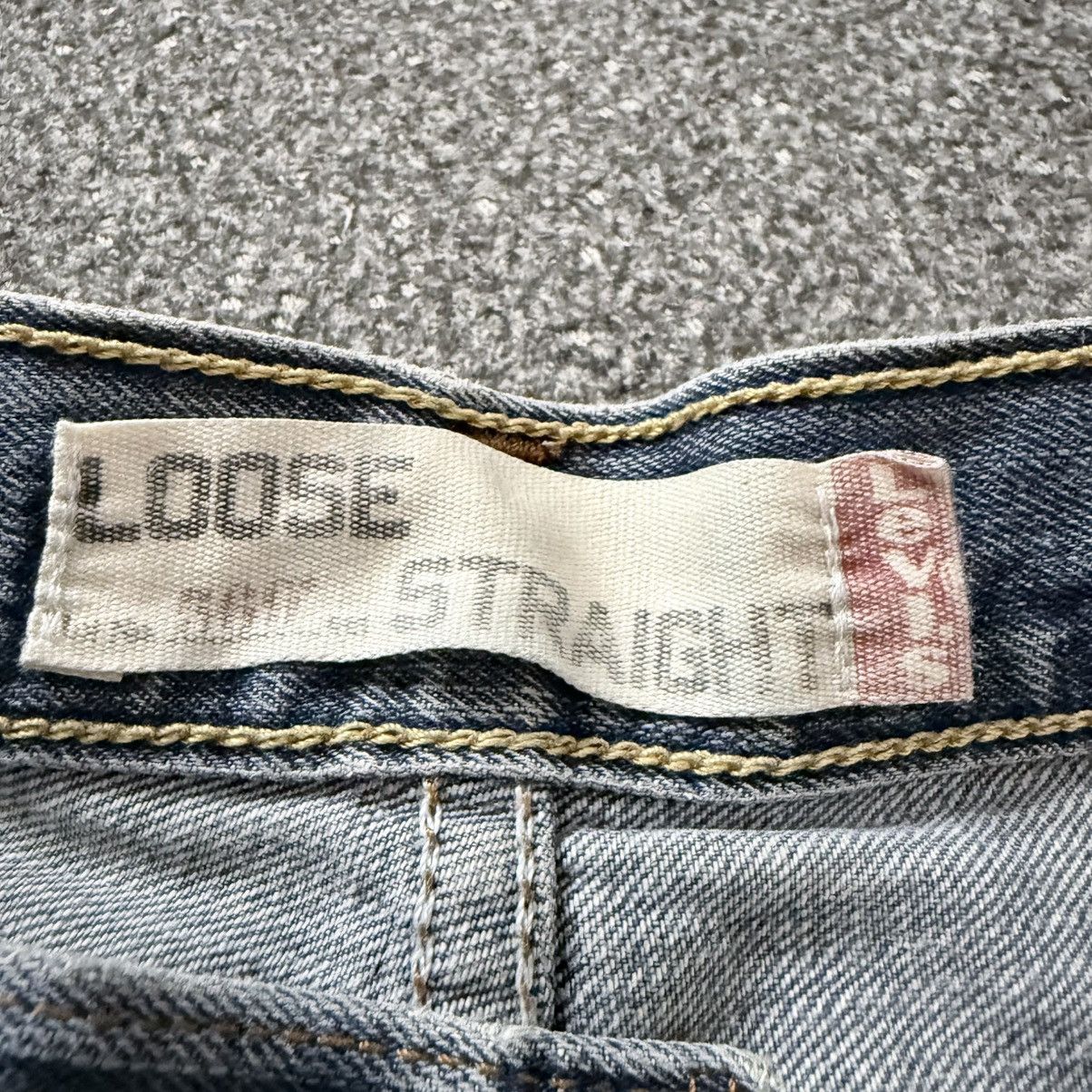 Hysteric Glamour Archives y2k Wide Leg Levis 569 Loose Fade Washed Denim Size US 29 - 15 Thumbnail
