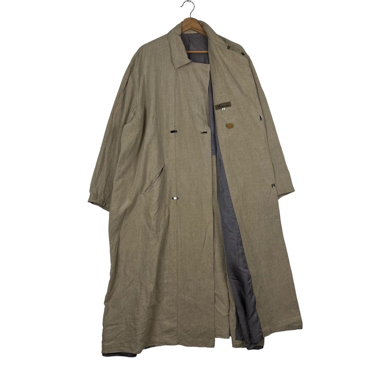 Yohji Yamamoto 🔥VINTAGE RUNWAY LONG JACKET Y’S FOR MEN YOHJI YAMAMOTO Size US S / EU 44-46 / 1 - 1 Thumbnail