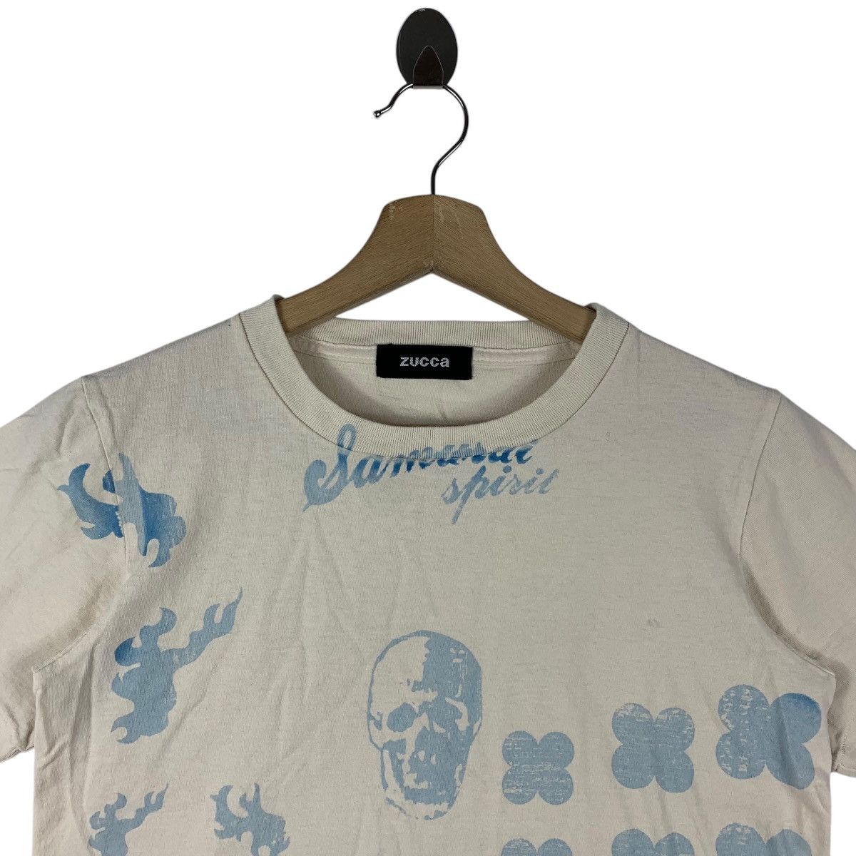 Japanese Brand × Zucca ZUCCA samurai spirit skull printed tee Size US M / EU 48-50 / 2 - 2 Thumbnail