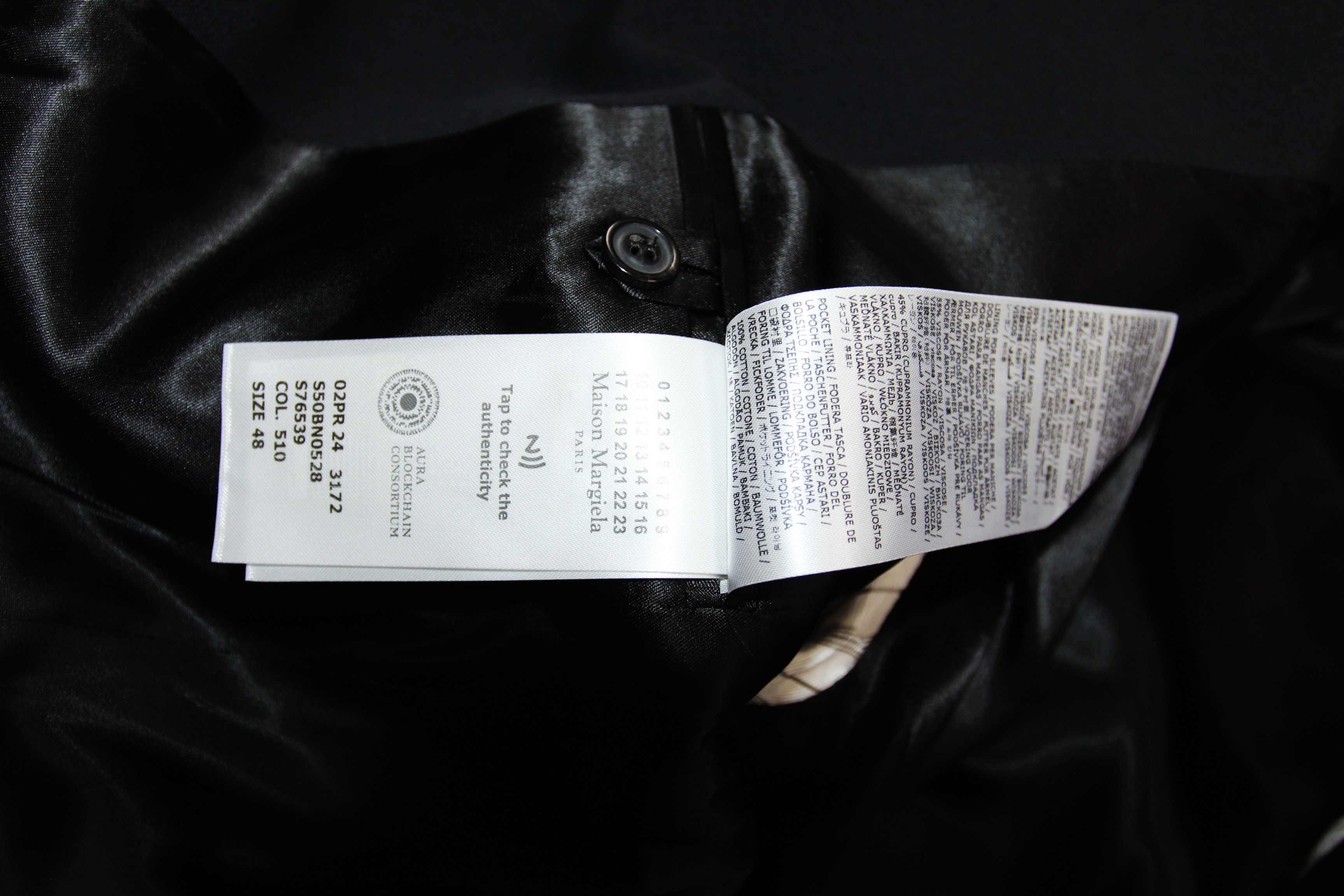 Maison Margiela BNWT AW24 MAISON MARGIELA PURE WOOL BLAZER JACKET 48 Size US M / EU 48-50 / 2 - 10 Thumbnail