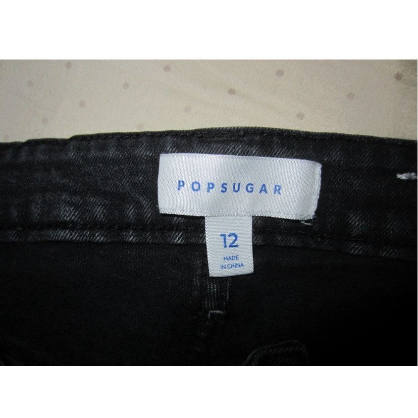 Other Y2K Black Bootcut Jeans Popsugar Stretch Denim Size 12 Size 34" / US 12 / IT 48 - 3 Thumbnail