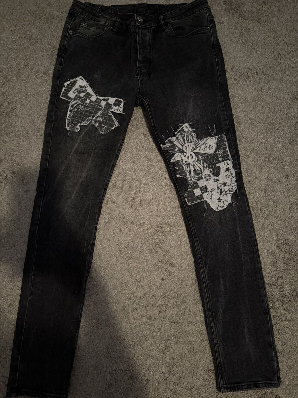 Ksubi Ksubi Chitch Street Patch Jeans Size US 36 / EU 52 - 1 Thumbnail