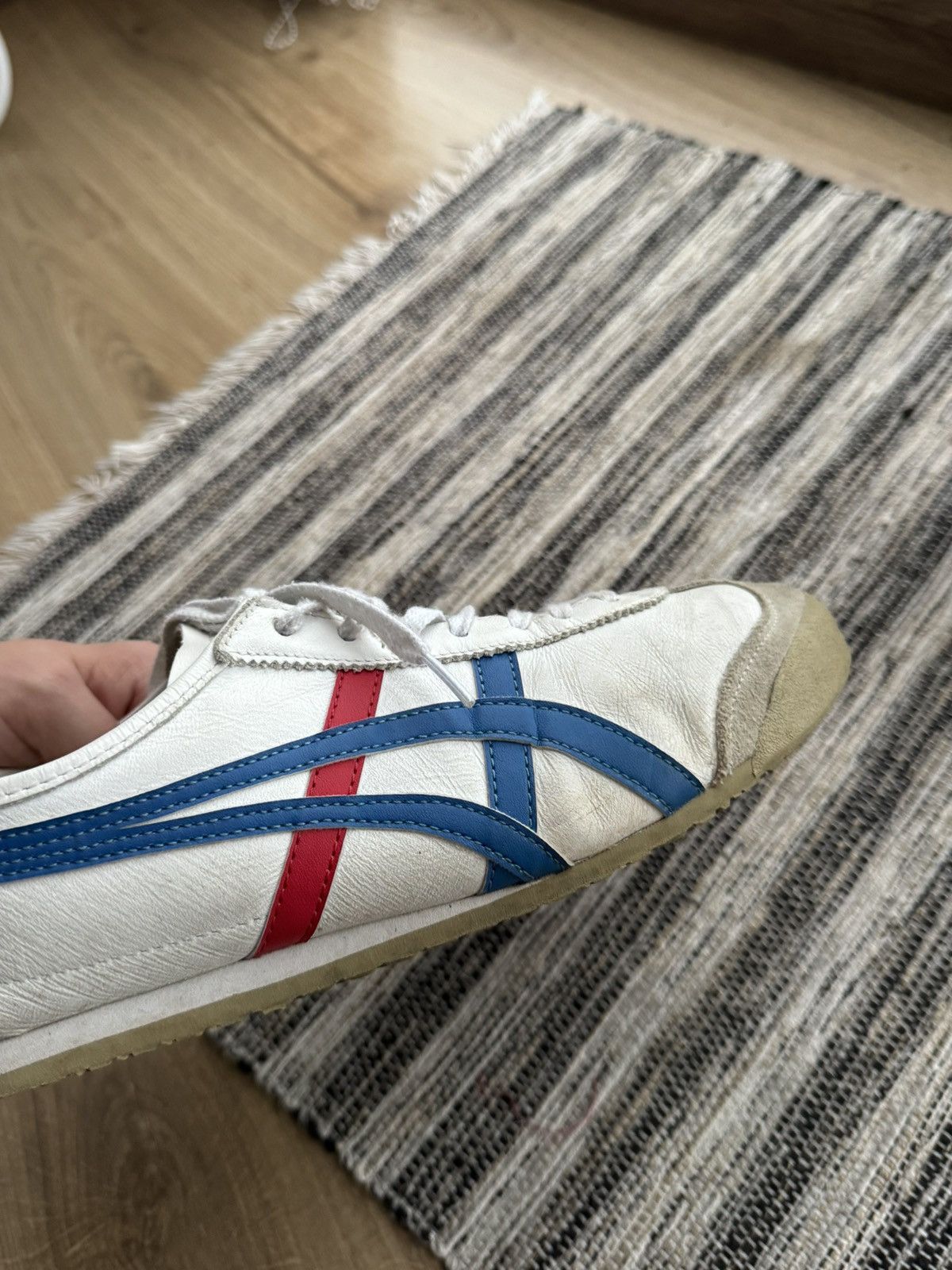 Asics ASICS ONITSUKA TIGER LOW TOPS LEATHER WHITE SNEAKERS SHOES Size US 10 / EU 43 - 11 Thumbnail