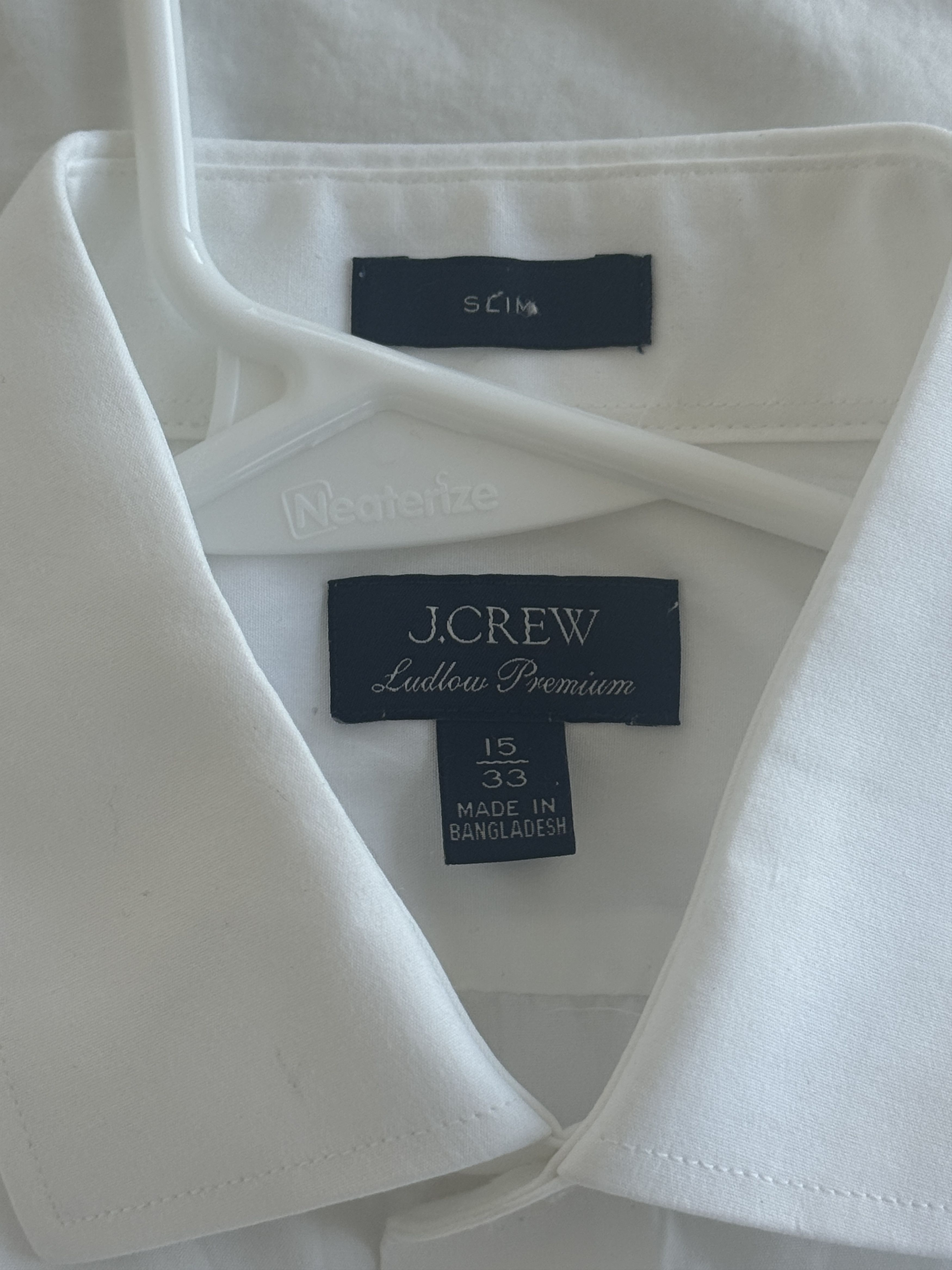 J.Crew Ludlow Premium fine cotton dress shirt 15x33 Size US S / EU 44-46 / 1 - 3 Thumbnail
