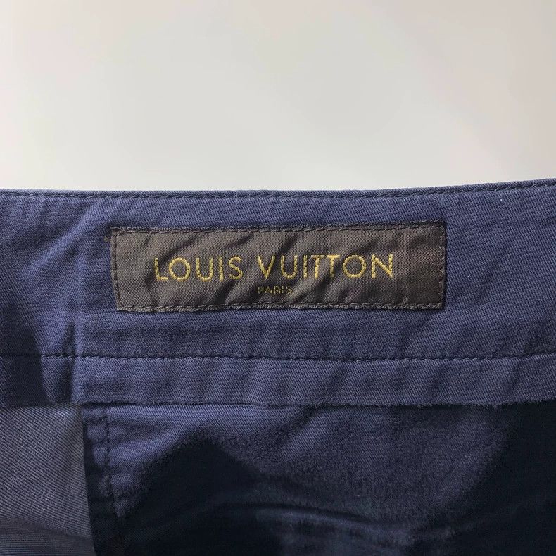 Louis Vuitton Louis Vuitton Dark blue slacks pants Size US 42 / EU 58 - 3 Thumbnail