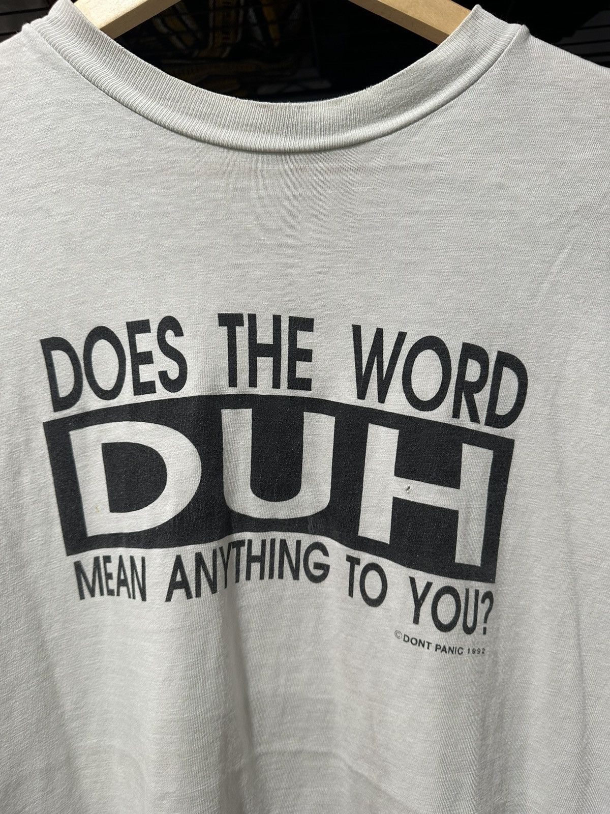 Hanes × Vintage vintage “does the word duh mean anything to you” tee Size US L / EU 52-54 / 3 - 2 Thumbnail