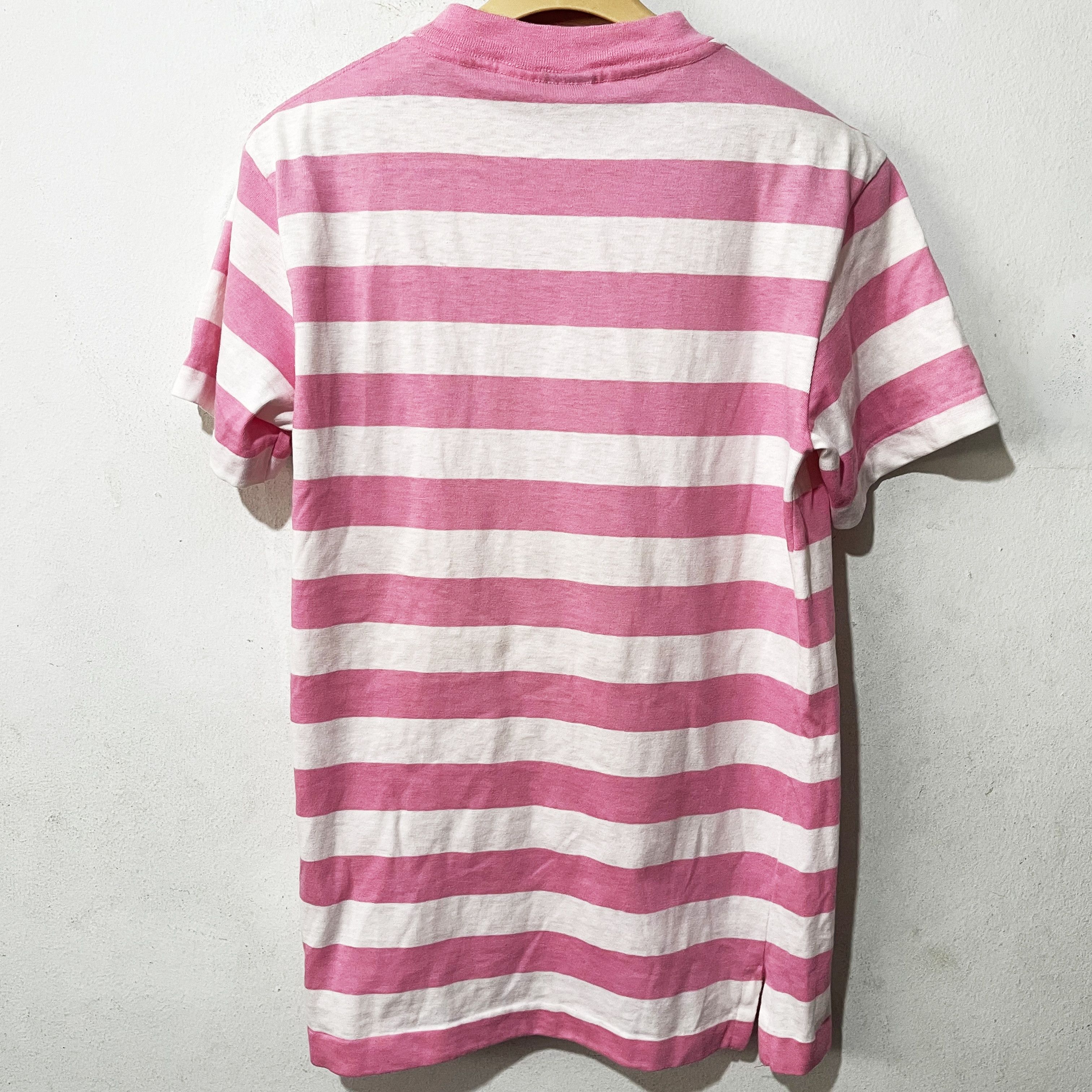 Vintage Vintage 90s Striped Pocket Tee Size US XS / EU 42 / 0 - 2 Thumbnail
