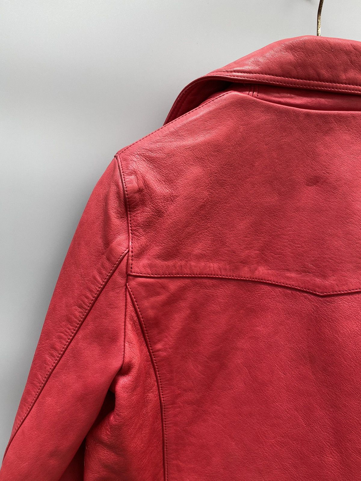 Hysteric Glamour A/W 2014- Hysteric Glamour- Double Rider Leather Jacket Size S / US 4 / IT 40 - 12 Thumbnail
