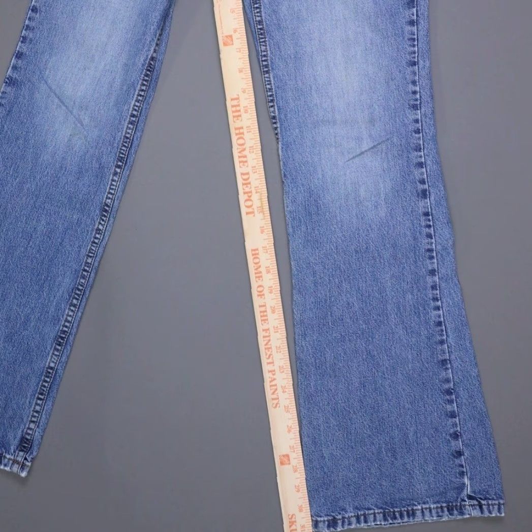 Express VINTAGE Express Jeans Women 3/4R Blue Hipster Flare Y2K Bootcut Button Fly 90s Size 28" / US 6 / IT 42 - 7 Thumbnail