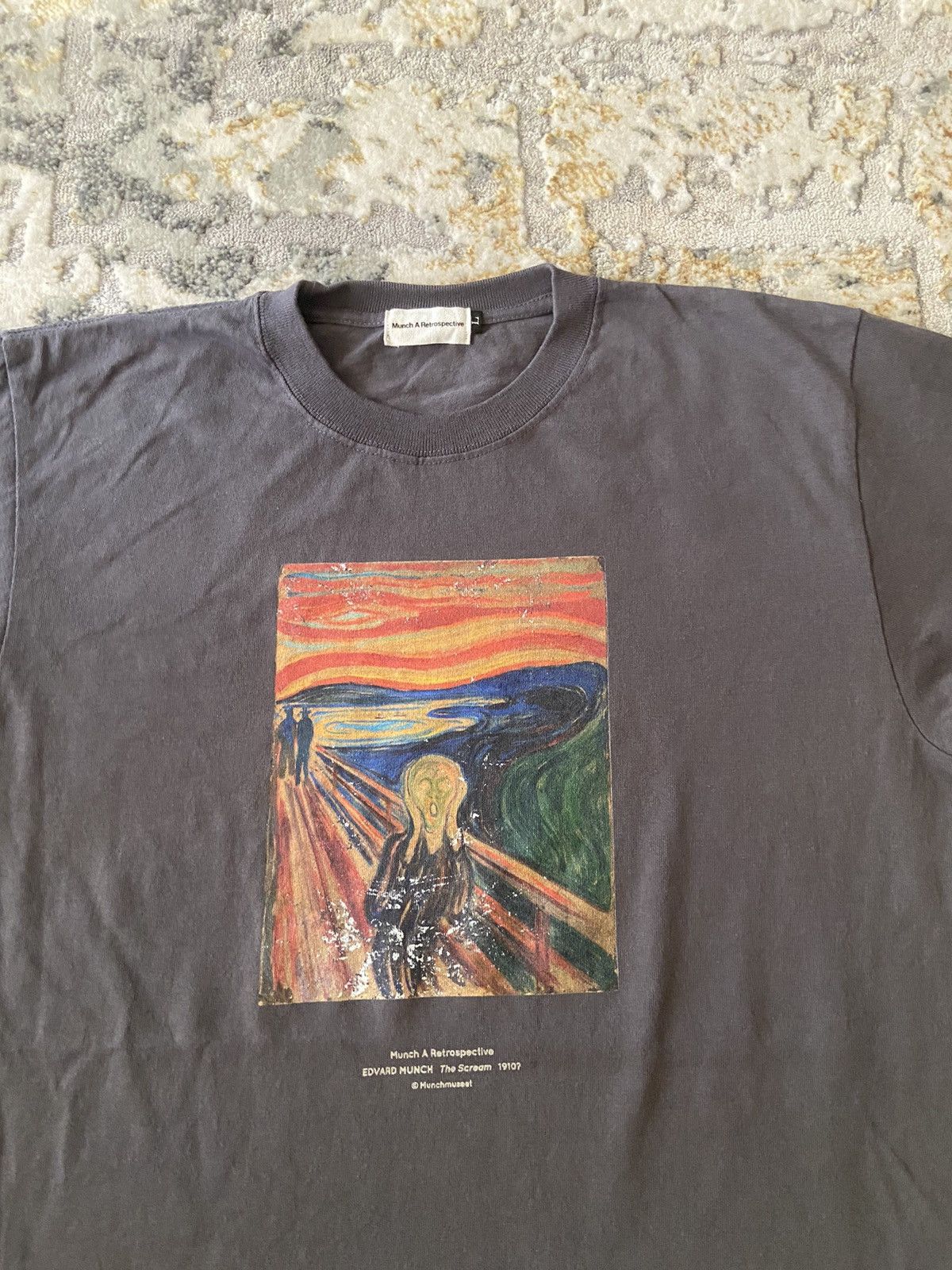 Vintage Y2K EDWARD MUNICH THE SCREAM TEE Size US M / EU 48-50 / 2 - 2 Thumbnail