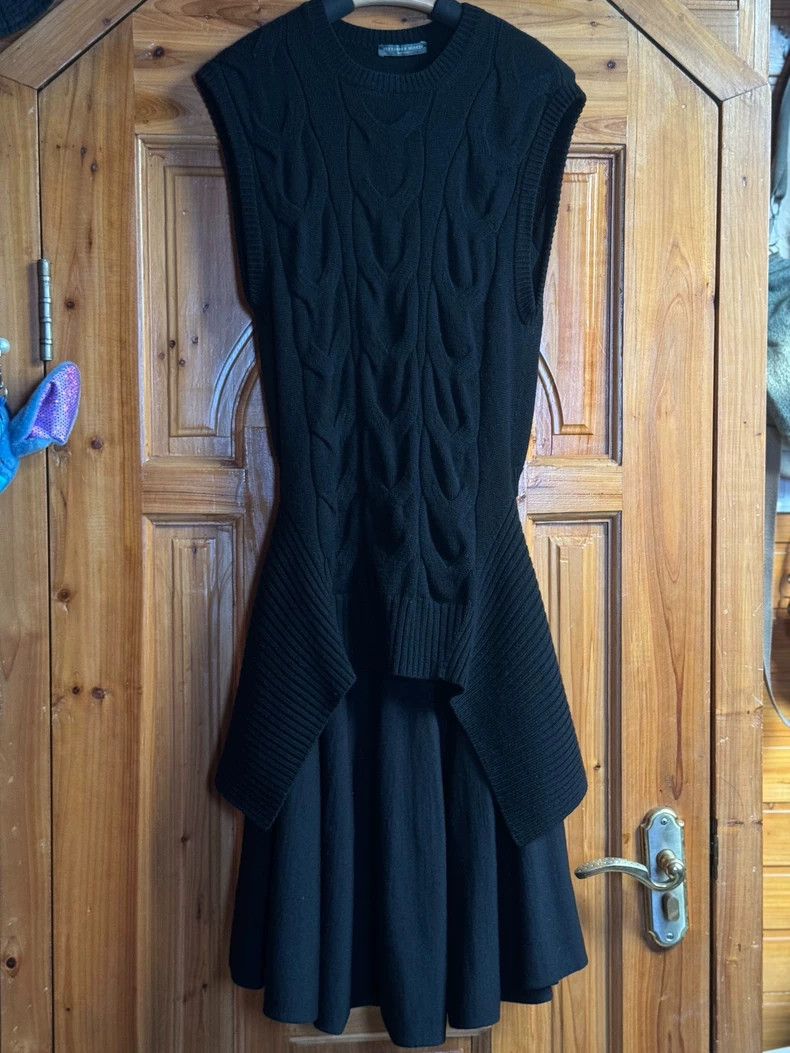 Alexander McQueen Alexander McQUEEN Woolen patchwork dress 2505-Nextarrow Size S / US 4 / IT 40 - 6 Thumbnail