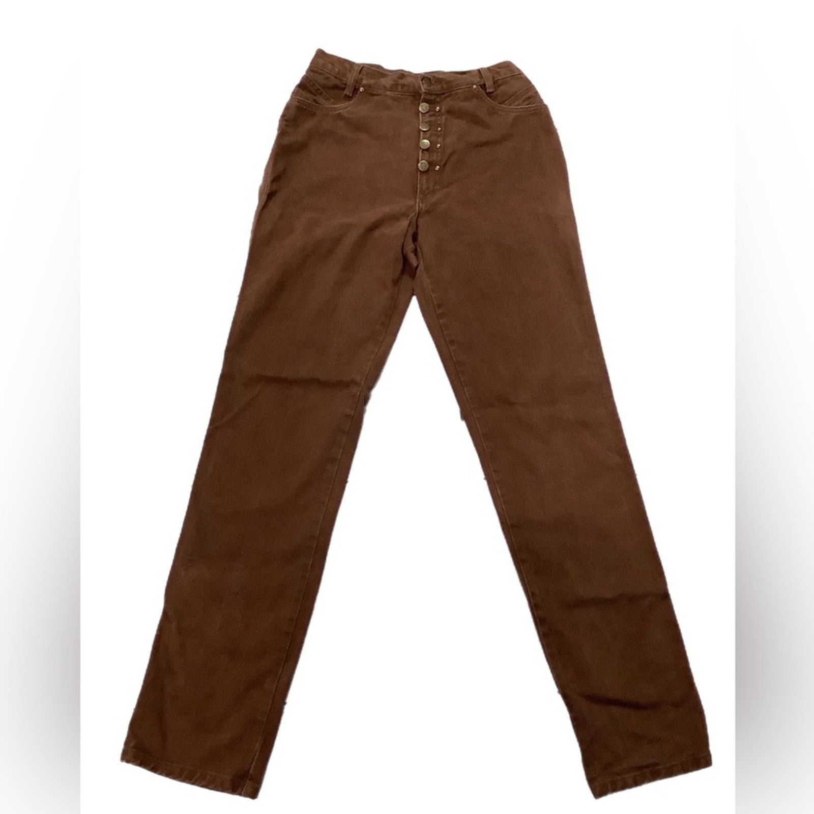Roper Vintage 90s Woman’s Brown Roper High Waist Jeans Size 26" / US 2 / IT 38 - 1 Thumbnail