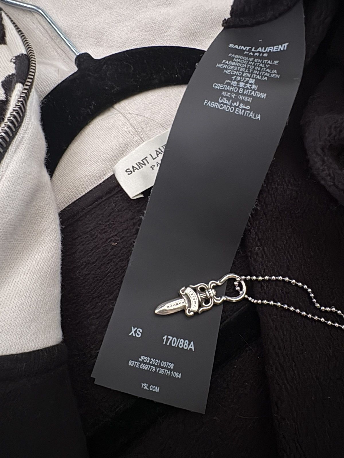 Saint Laurent Paris Saint Laurent RARE skeleton full zip Beverly Hills exclusive Size US XS / EU 42 / 0 - 4 Thumbnail