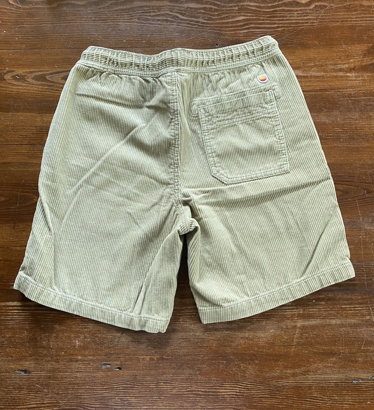 UNIONBAY × Vintage Vintage Unionbay Khaki Thick Corduroy Elastic Waist Shorts Size US 29 - 11 Thumbnail