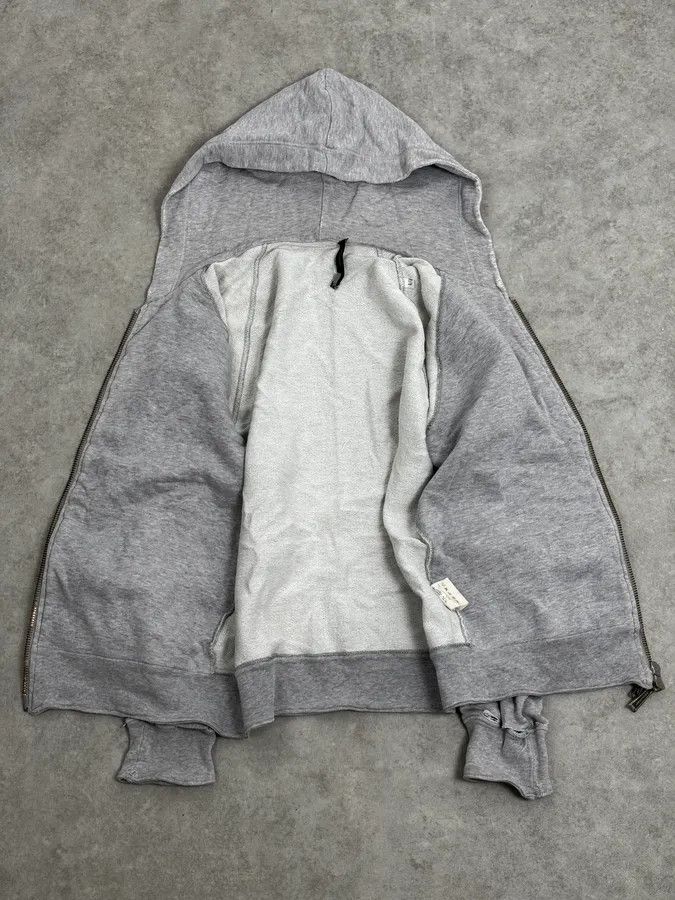 Dsquared2 SS2005 Dsquared2 Grey Signature Distressed Zip-up Hoodie Size US M / EU 48-50 / 2 - 8 Thumbnail