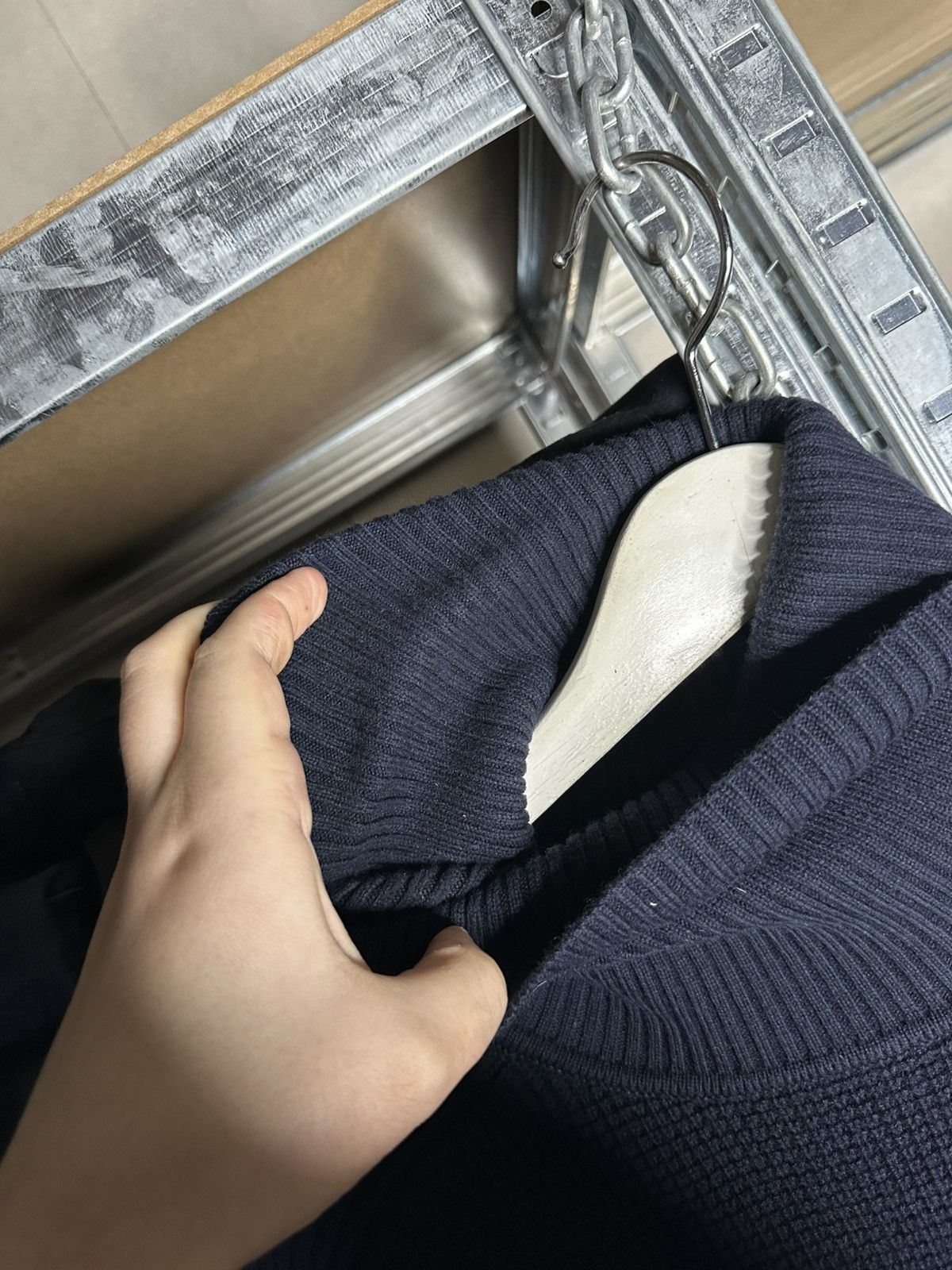 Lacoste Lacoste Wool Cotton Knit Turtleneck Sweater Navy Size M Size US M / EU 48-50 / 2 - 8 Thumbnail