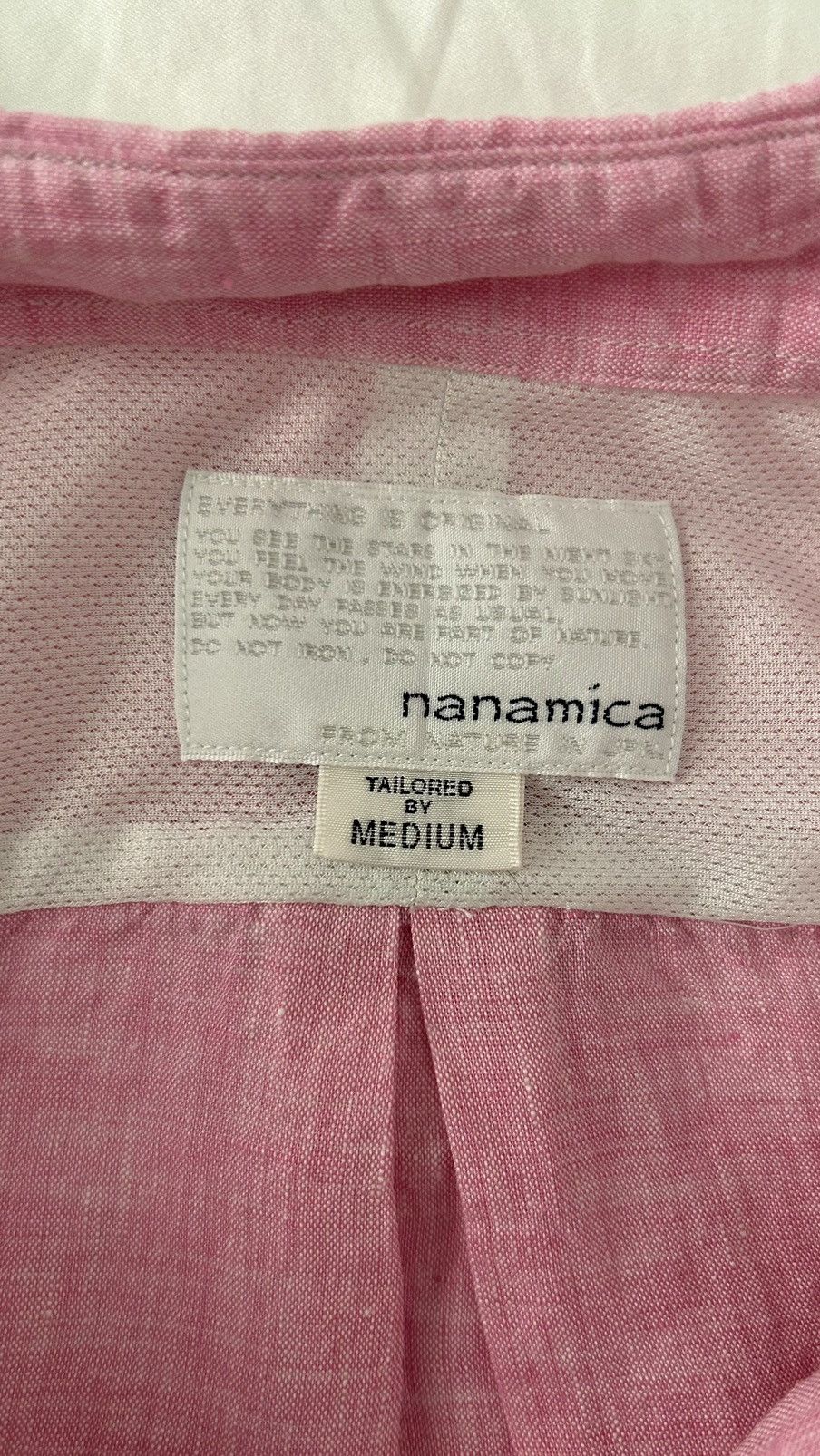 Nanamica aa . M . NEW . 100% LINEN SHIRT - MADE IN JAPAN Size US M / EU 48-50 / 2 - 6 Thumbnail