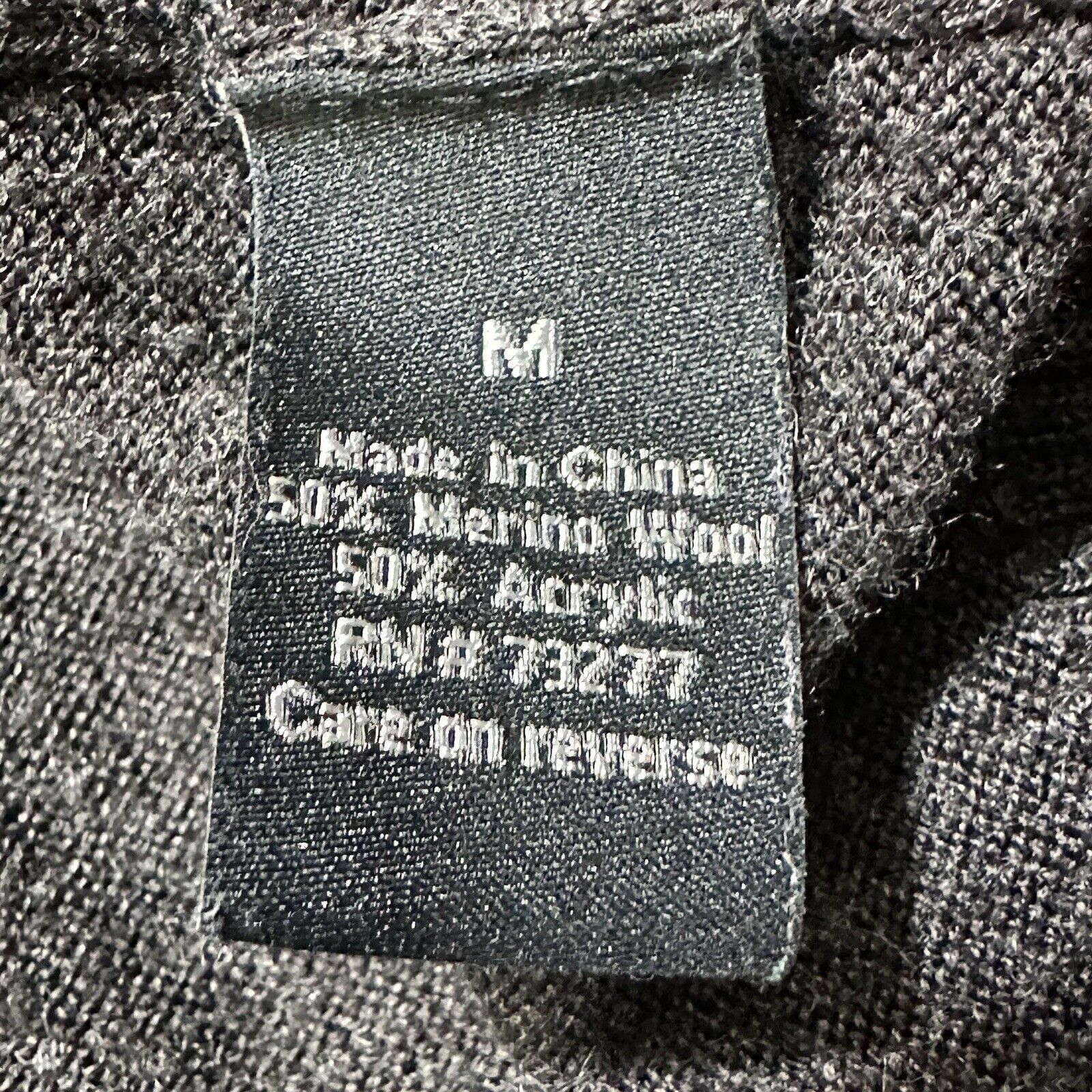 Apt. 9 Apt. 9 Medium Dark Gray V-Neck Wool Blend Knit Sweater Size M / US 6-8 / IT 42-44 - 4 Thumbnail
