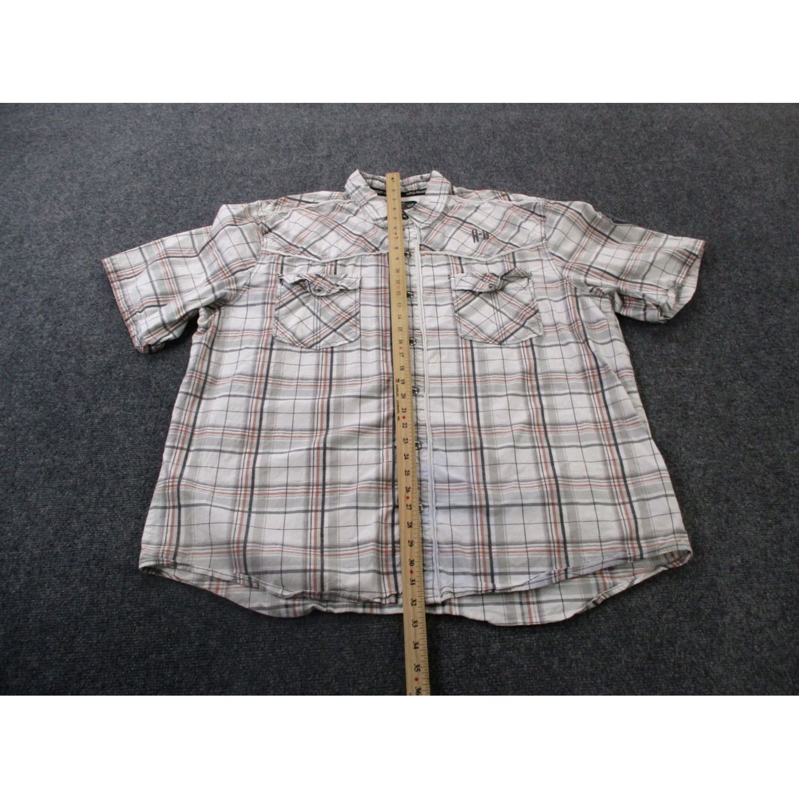 Harley Davidson Harley Davidson Shirt Men 3XL Plaid Snap Motorcycle Logo Biker Riding Country Size US XXL / EU 58 / 5 - 3 Thumbnail