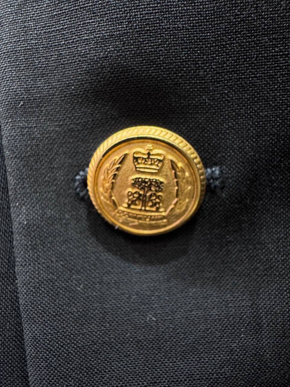 Corneliani Corneliani Navy Blazer Gold Buttons Virgin Wool Mens Size XL Size 46R - 2 Thumbnail