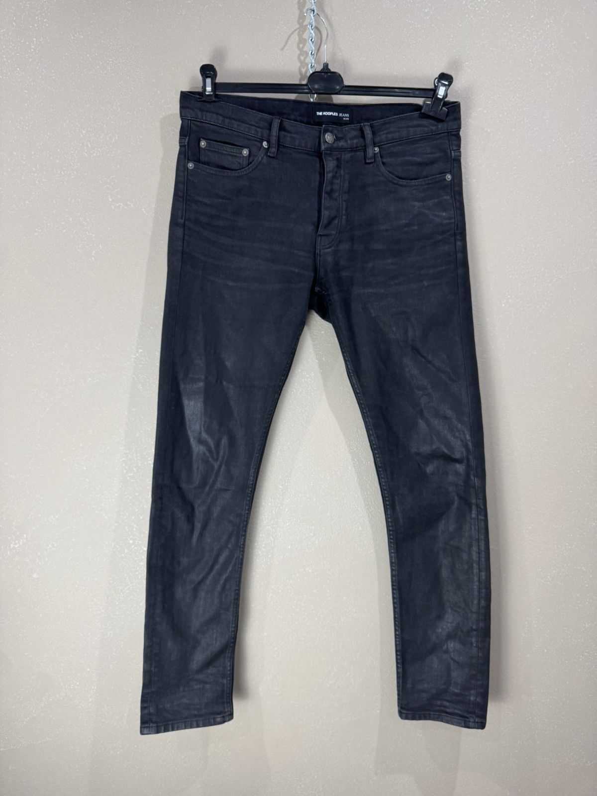 The Kooples The Kooples Waxed / Coat Jeans denim pants Size US 33 - 1 Thumbnail