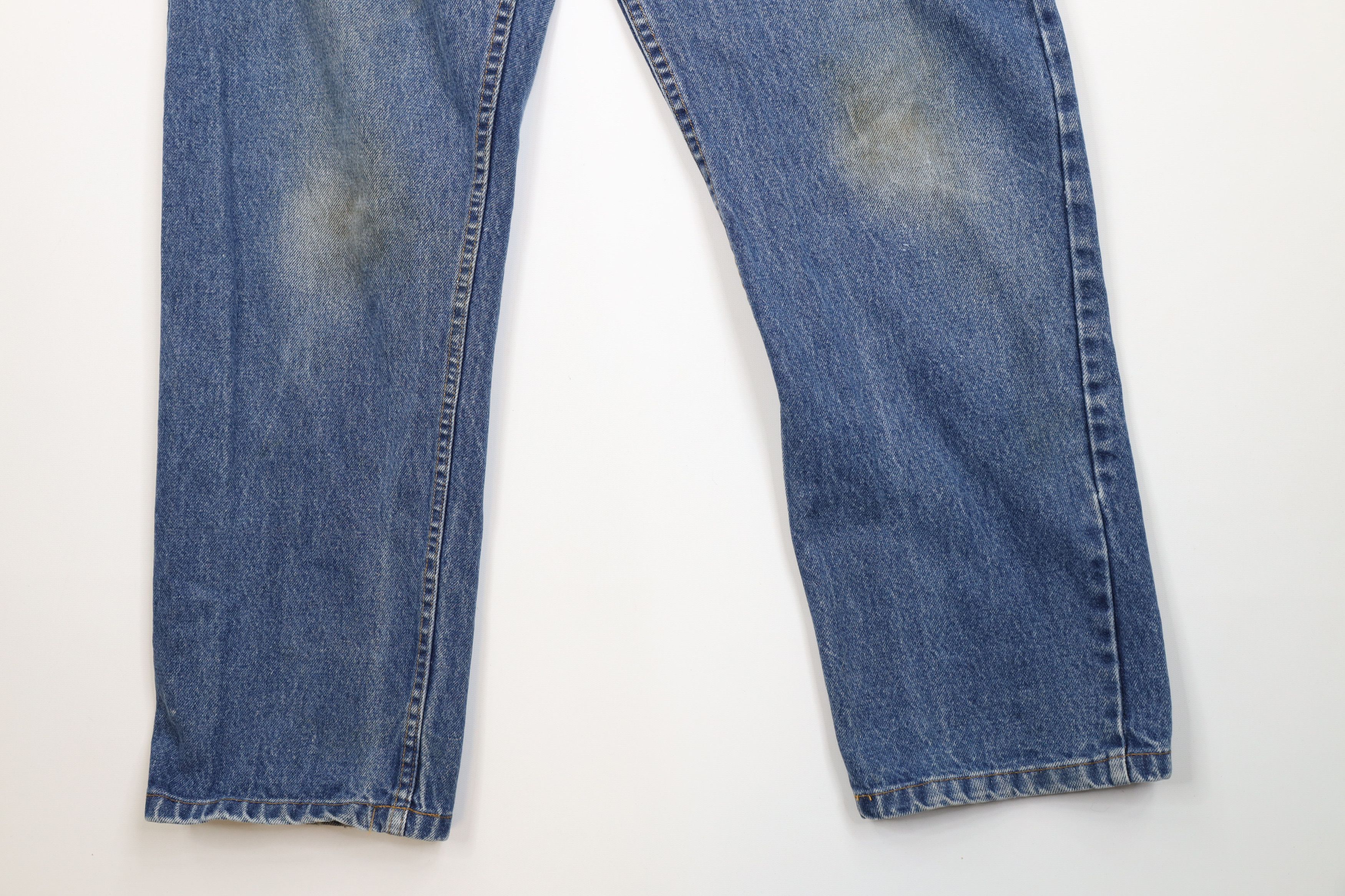 Vintage Vintage Streetwear Fire Flame Resistant Wide Leg Jeans Size US 38 / EU 54 - 4 Thumbnail