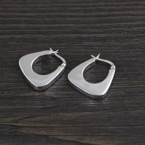 VIBE S925 pure silver earrings and Tremella nails Size ONE SIZE - 1 Thumbnail