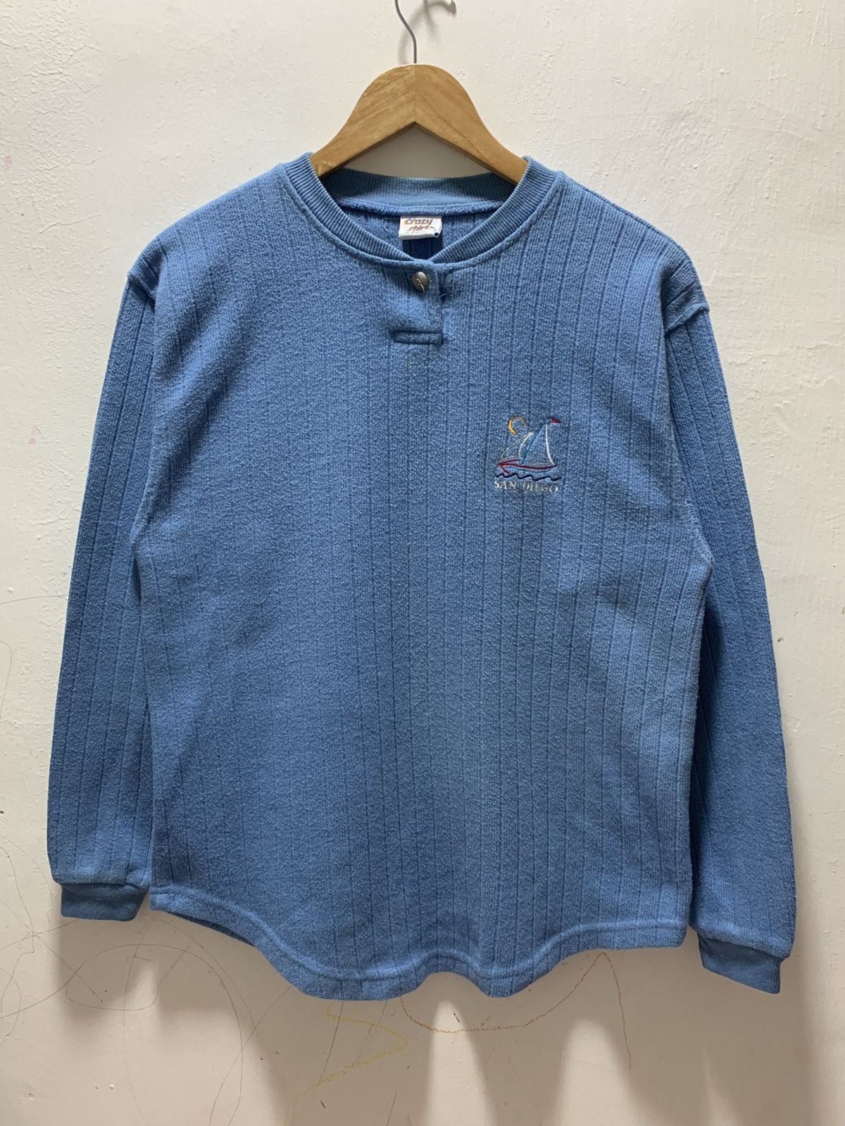 Vintage Vintage Crazy Shirt San Diego Blue Size XS / US 0-2 / IT 36-38 - 1 Thumbnail