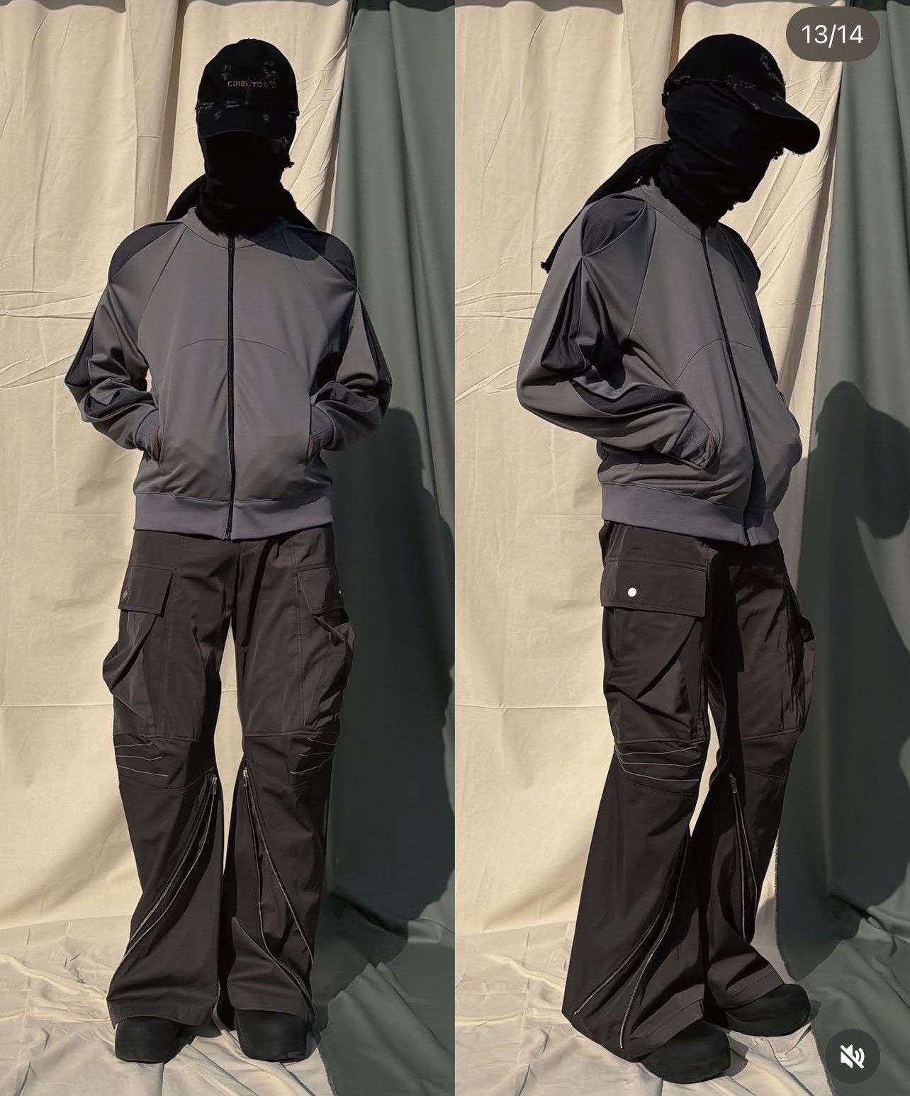 FFFPOSTALSERVICE FFF POSTAL SERVICE 2025AW "Butterfly Effect" Cargo Trousers Size US 34 / EU 50 - 2 Thumbnail