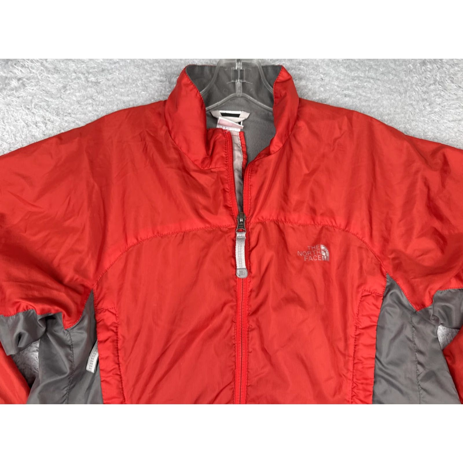 The North Face The North Face Jacket Women S Windbreaker Full Zip Lightweight Red Gray Stow Pocketed Logo Outdoor All Seasons Size S / US 4 / IT 40 - 7 Thumbnail