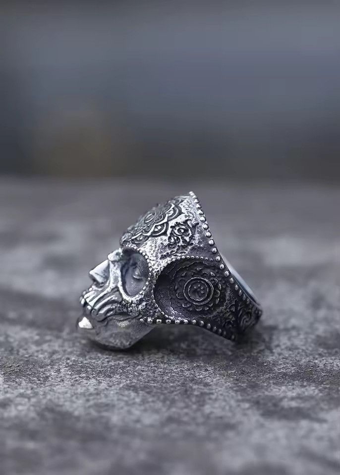Jewelry Skull Ring Size 7-13 Size ONE SIZE - 7 Thumbnail