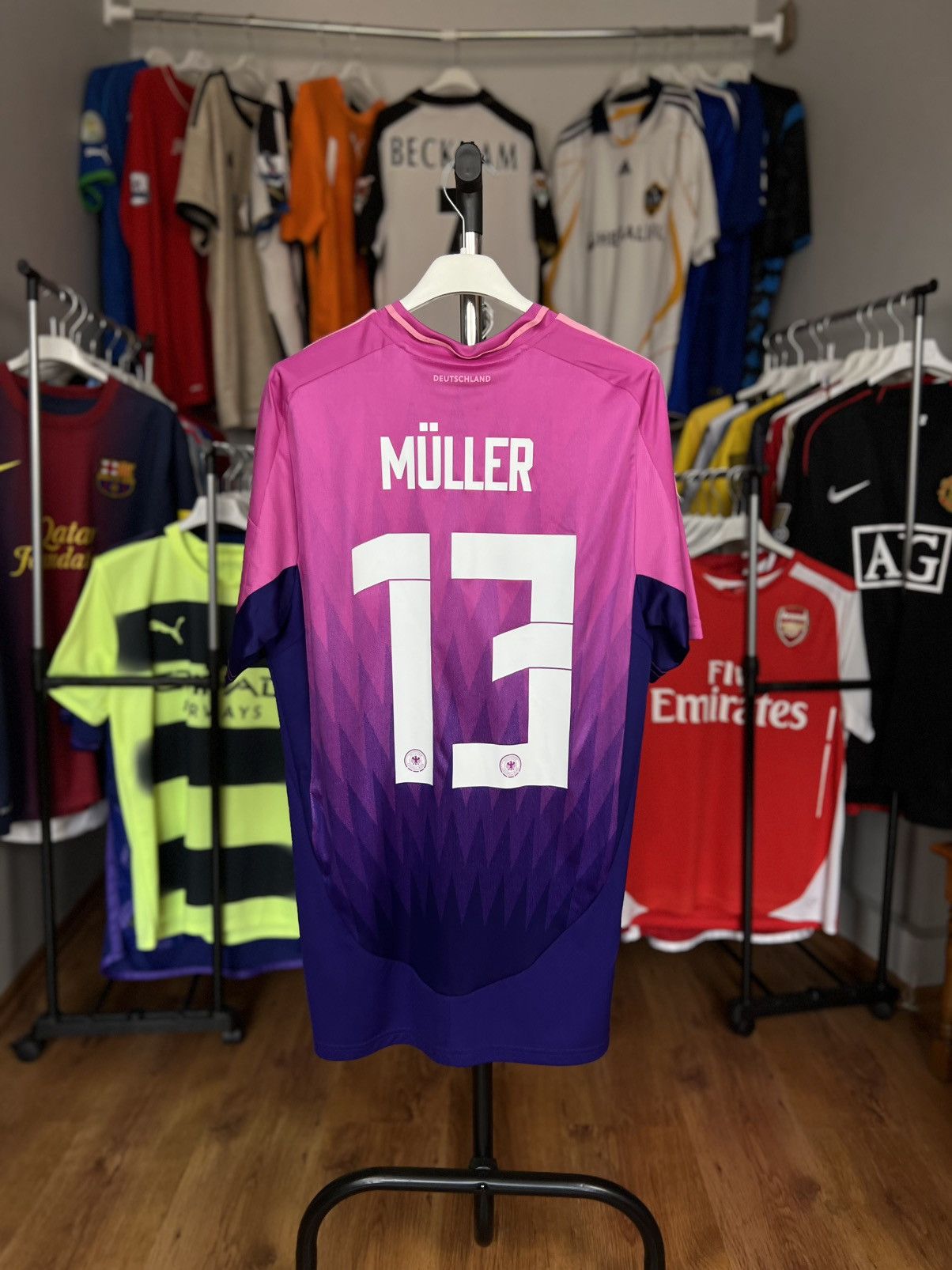 Adidas Soccer Jersey Germany 2024/25 Müller #13 Size US M / EU 48-50 / 2 - 1 Thumbnail