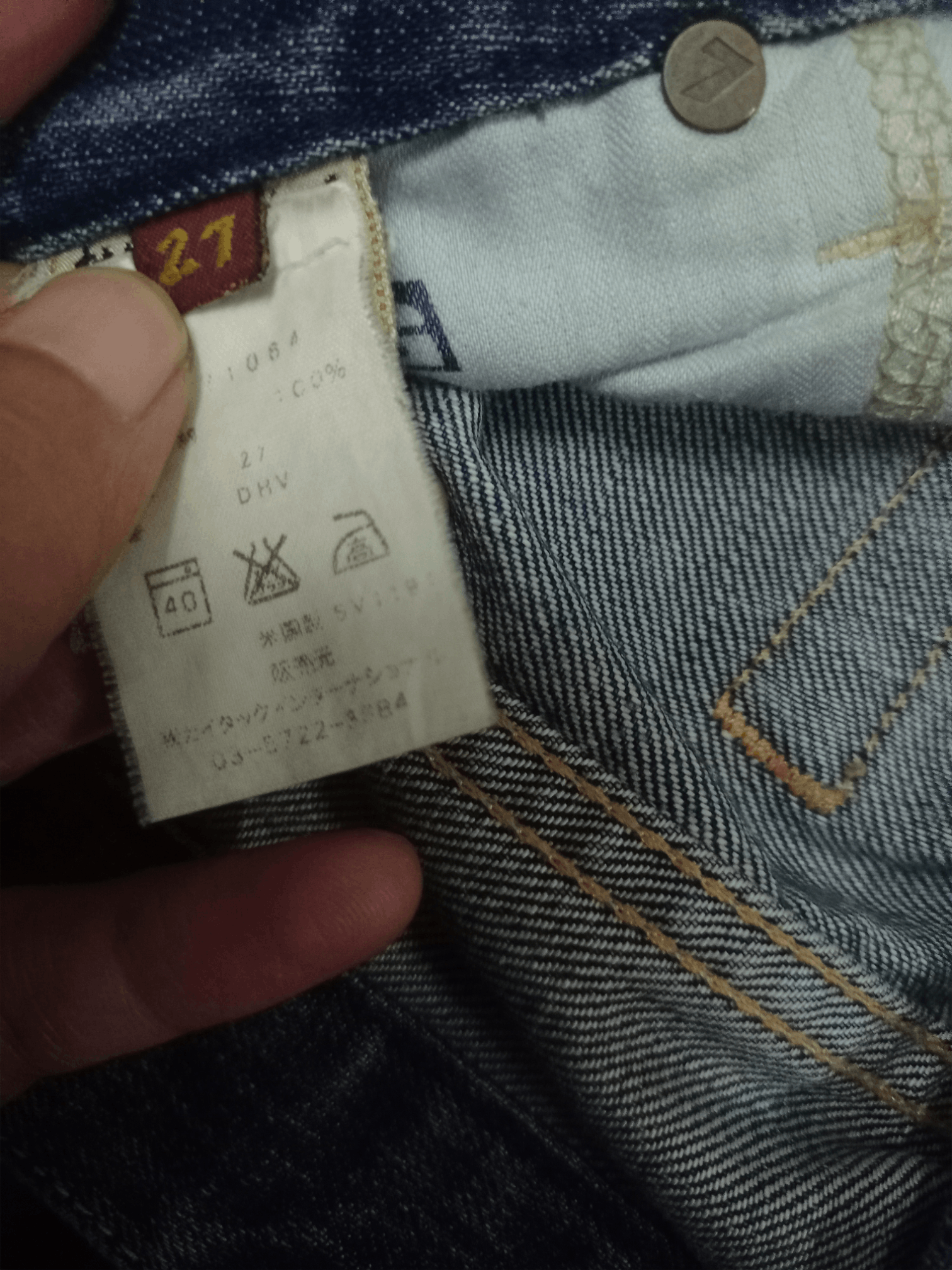 7 For All Mankind Vintage 7 For All Mankind Bell Bottom Distressed Flare Jeans Size 31" - 12 Thumbnail
