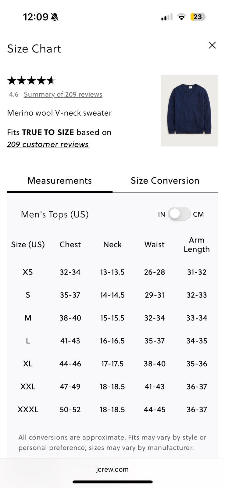 J.Crew J Crew Merino Wool V-neck Sweater Size US M / EU 48-50 / 2 - 6 Thumbnail