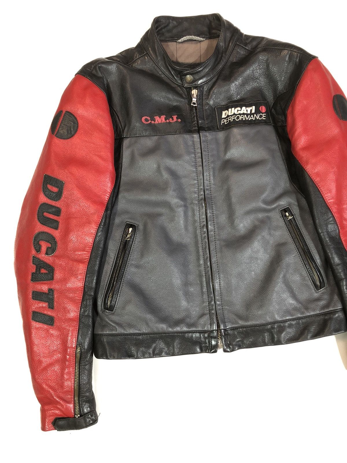 Dainese × Ducati Ducati Dainese Motorcycle Moto leather jacket Racing Vintage Size US XL / EU 56 / 4 - 9 Thumbnail