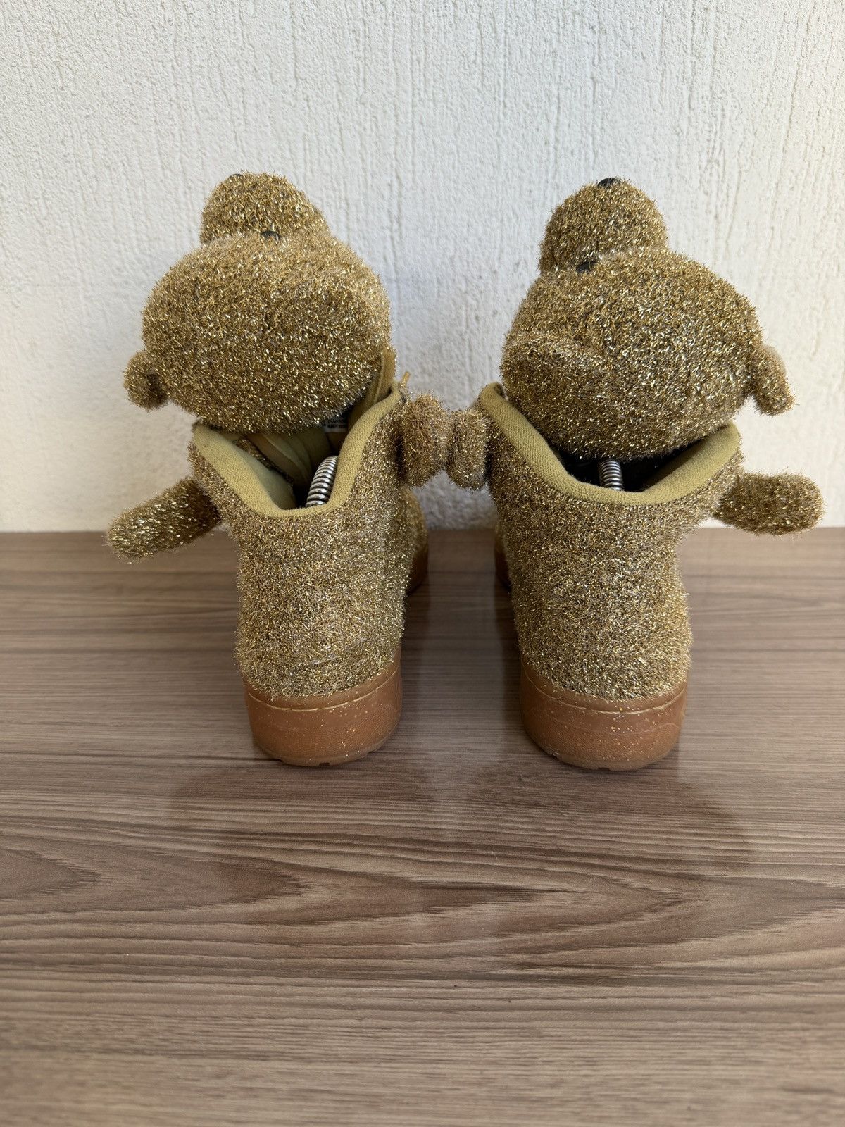 Adidas × Jeremy Scott Teddy bear glitter sneakers Size US 6 / IT 36 - 16 Thumbnail