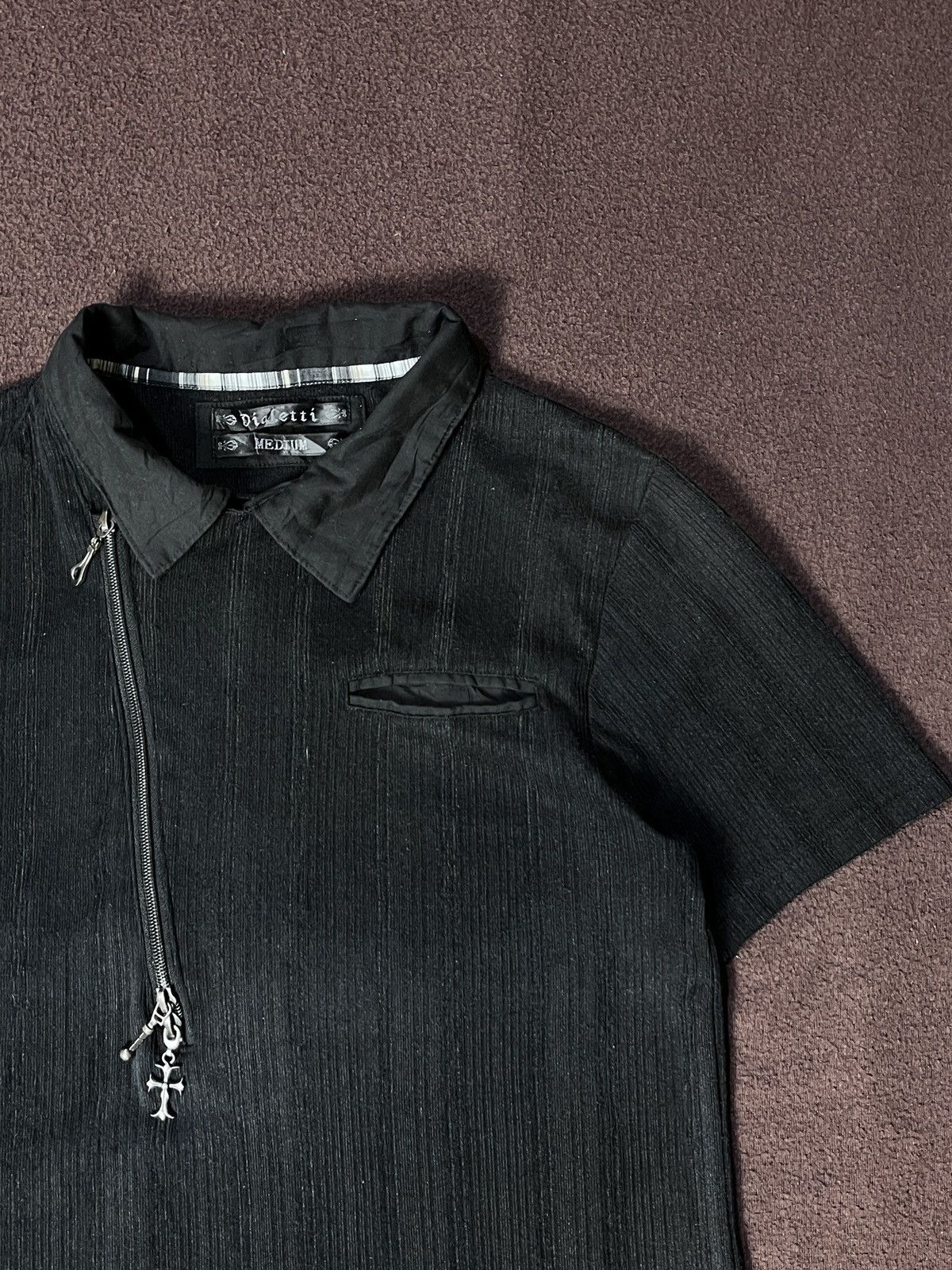 Japanese Brand Asymmetrical Dialetti Goth Shirt Size US M / EU 48-50 / 2 - 3 Thumbnail
