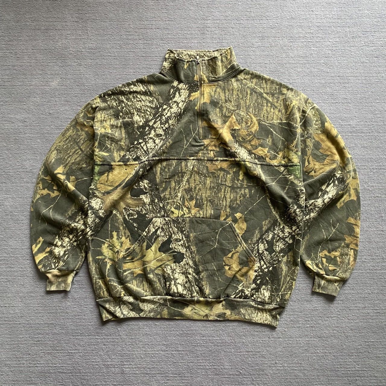 Carhartt × Realtree × Vintage Crazy Vintage Carhartt Style Realtree Camo Half Zipper Size US XXL / EU 58 / 5 - 1 Thumbnail