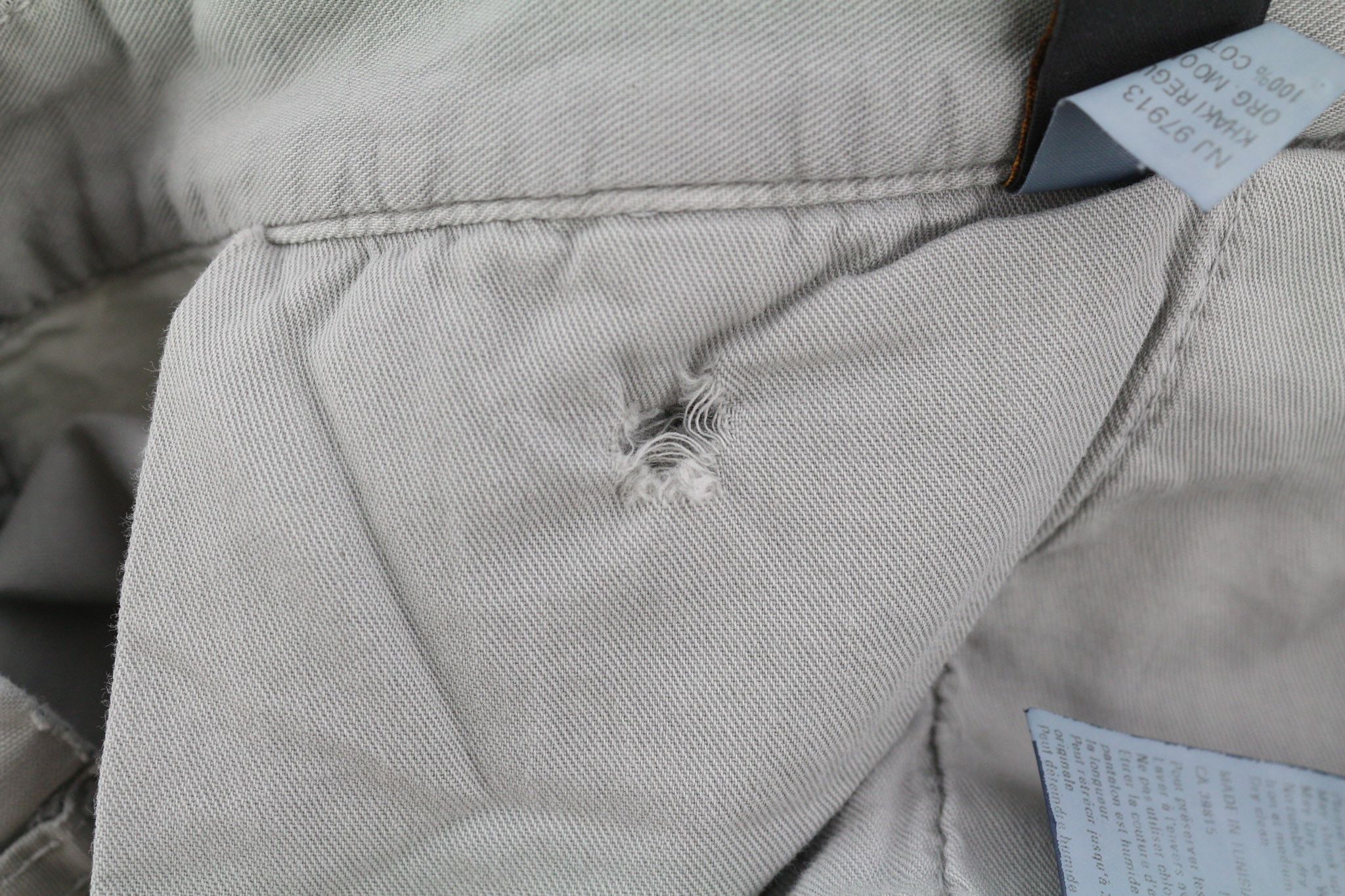 Nudie Jeans KHAKI REGULAR W32/L34 Organic Moon Dust Chino 82570 Size US 32 / EU 48 - 7 Thumbnail