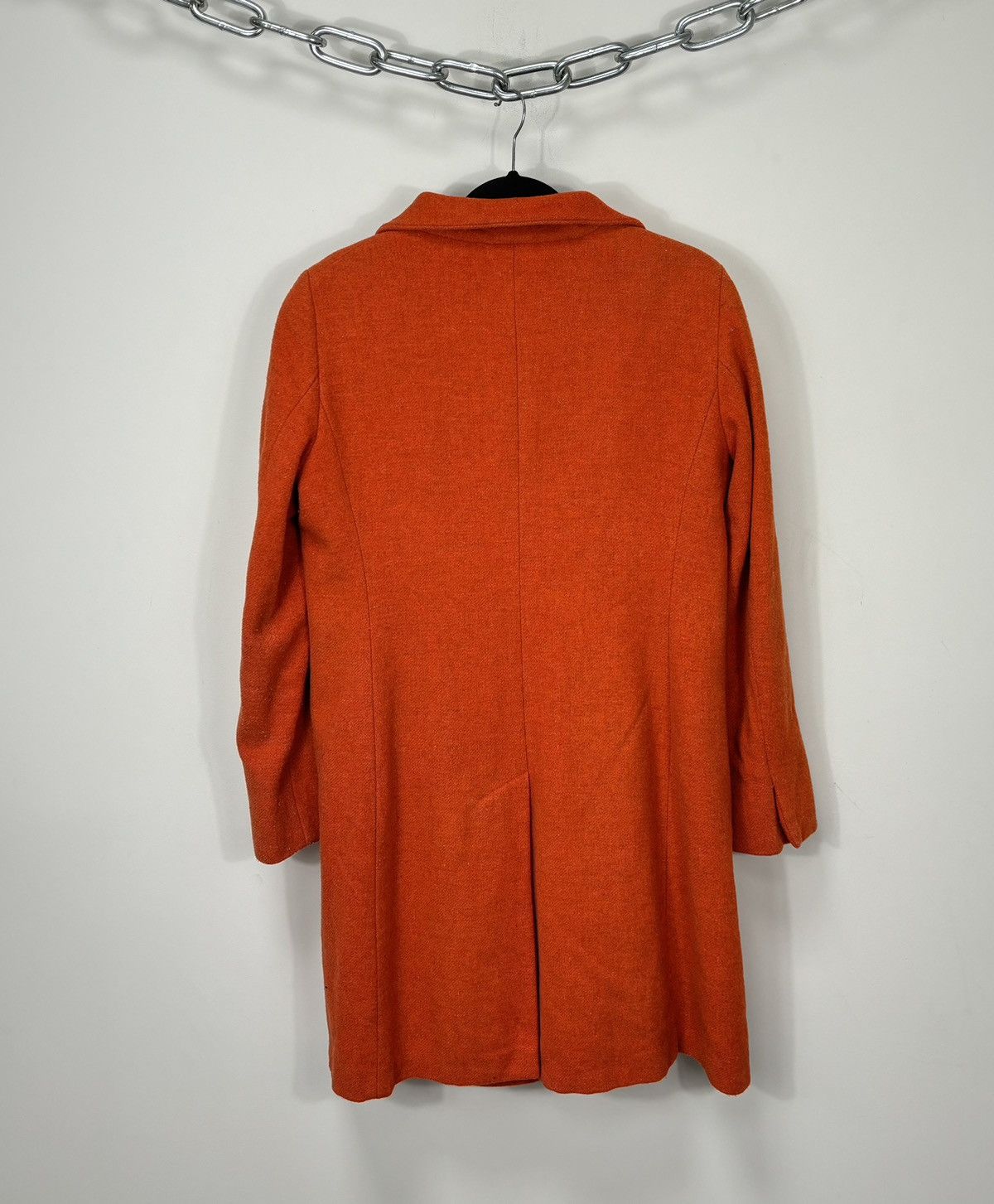 Max Mara Max Mara Weekend Women’s Orange Classic Luxury Long Coat Size M / US 6-8 / IT 42-44 - 4 Thumbnail