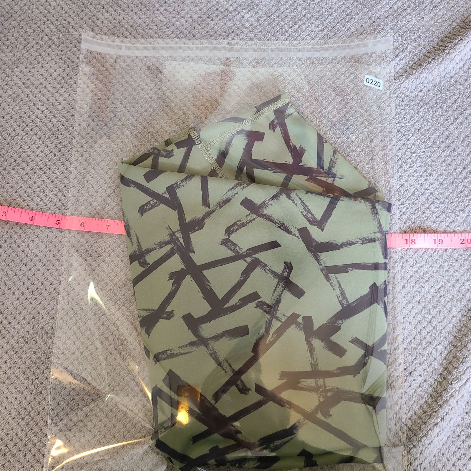 Sage Sage Women's XL Yoga Pants Green/Black Abstract Stretchy Size 28" / US 6 / IT 42 - 10 Thumbnail