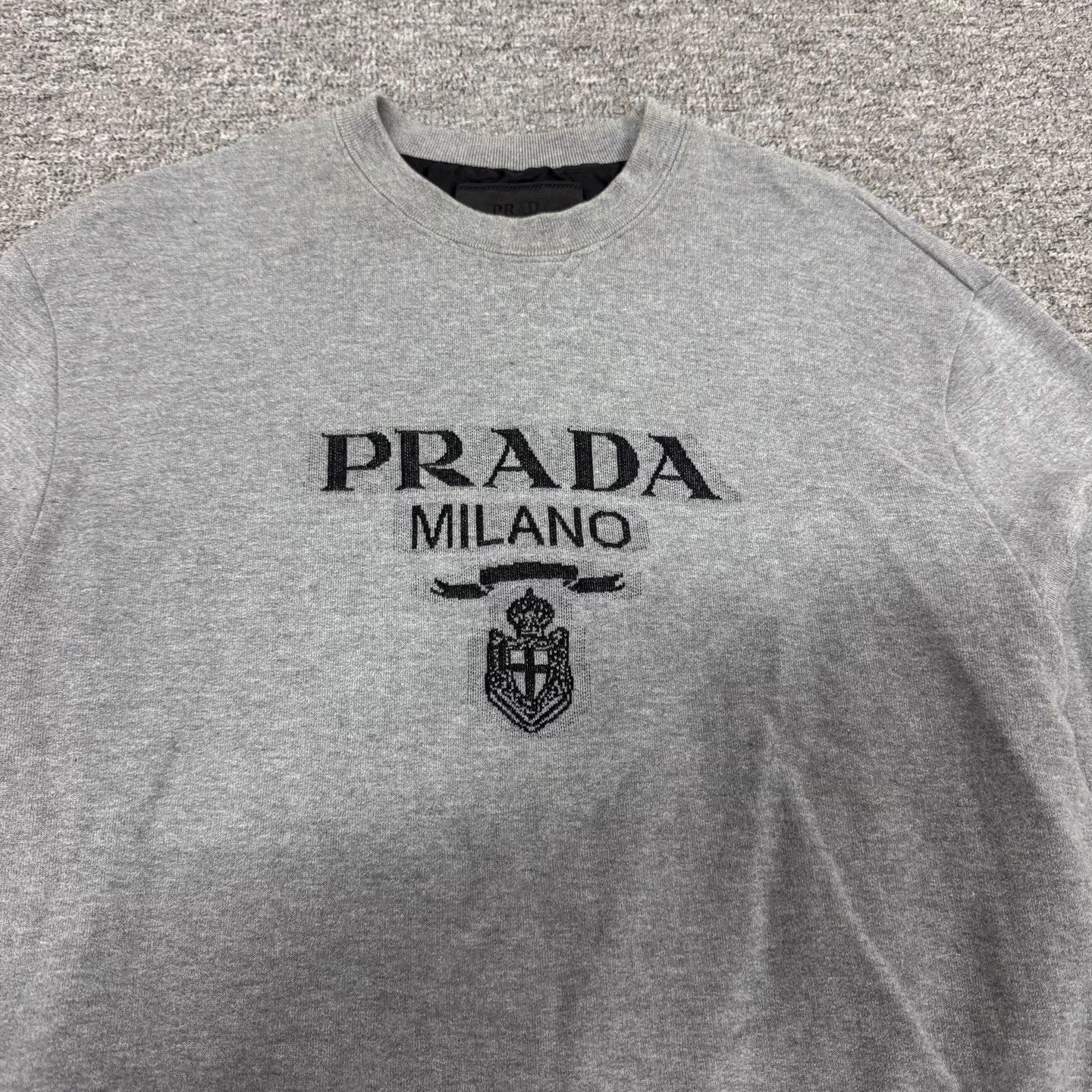 Prada Prada crewneck logo sweatshirt S Size US S / EU 44-46 / 1 - 4 Thumbnail