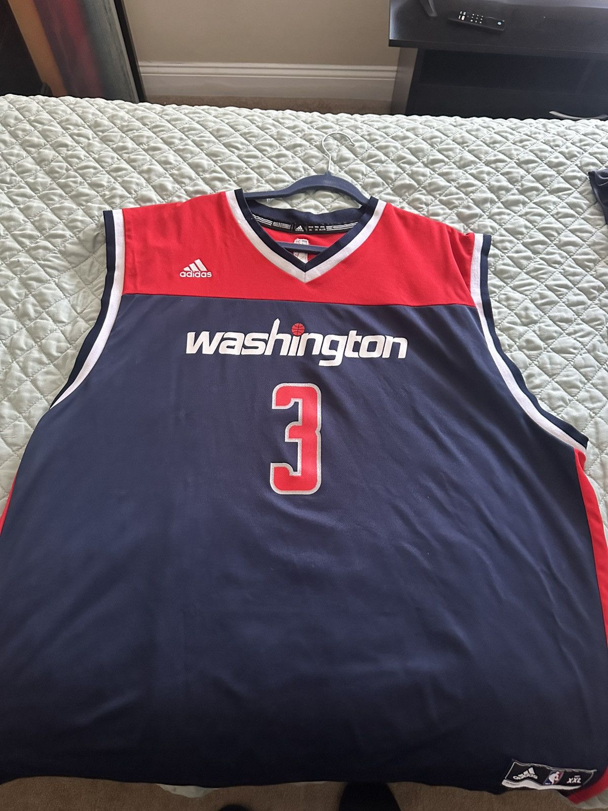 Adidas Washington Wizards Bradley Beal jersey Size US XXL / EU 58 / 5 - 1 Thumbnail