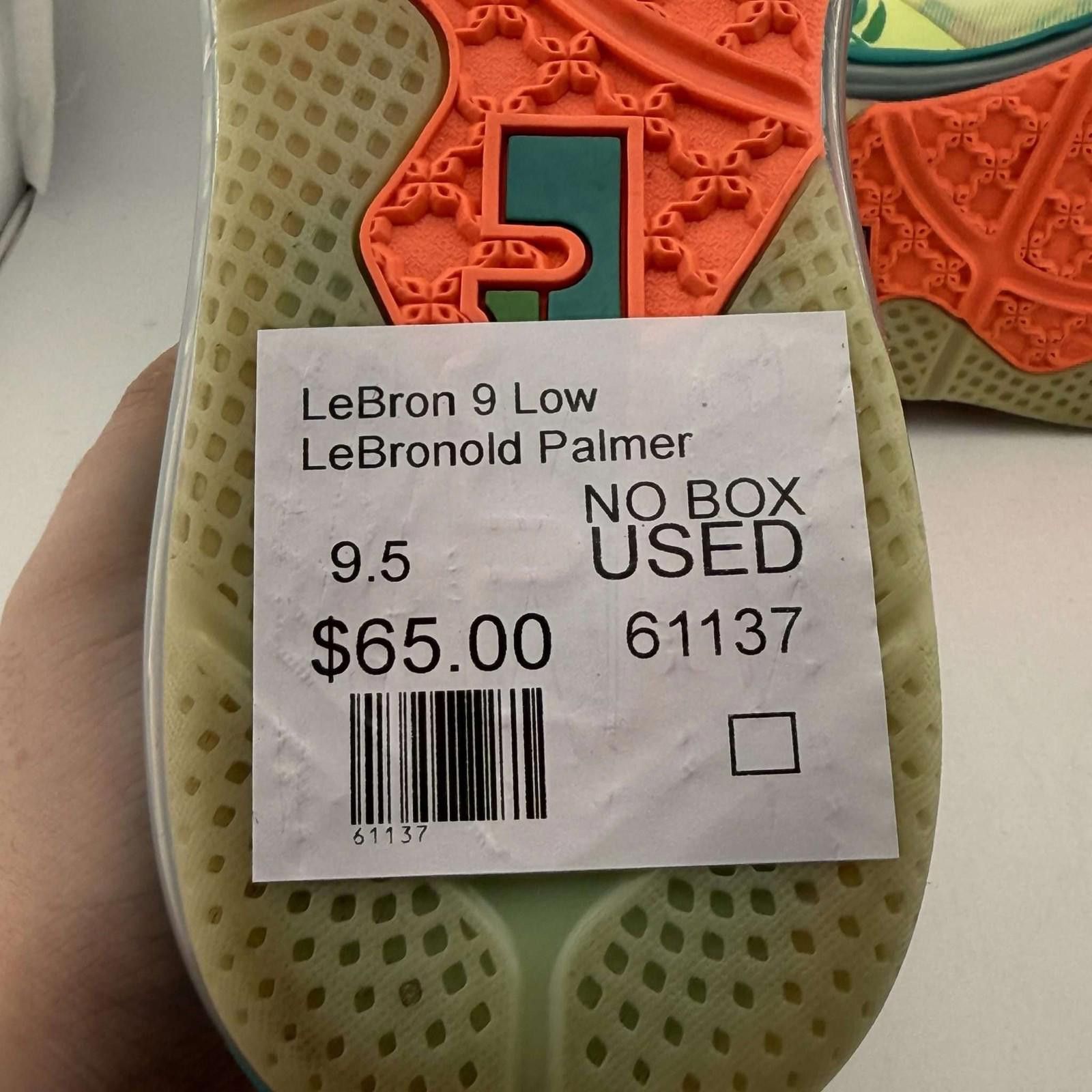 Nike Nike LeBron 9 Low LeBronold Palmer US 9.5 Used Size US 9.5 / EU 42-43 - 6 Thumbnail